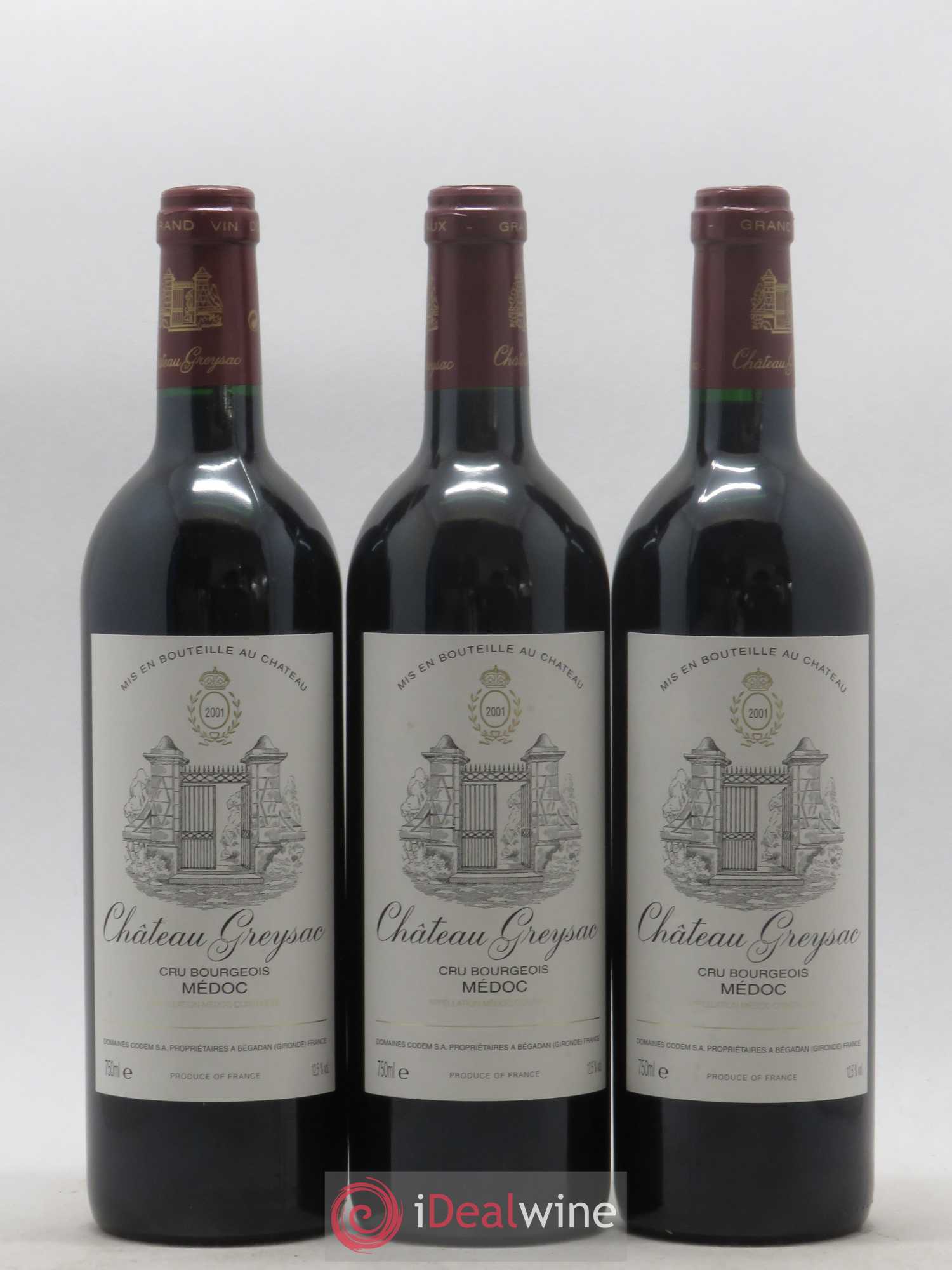 Château Greysac Cru Bourgeois 2001 - Lot de 12 bouteilles - 3