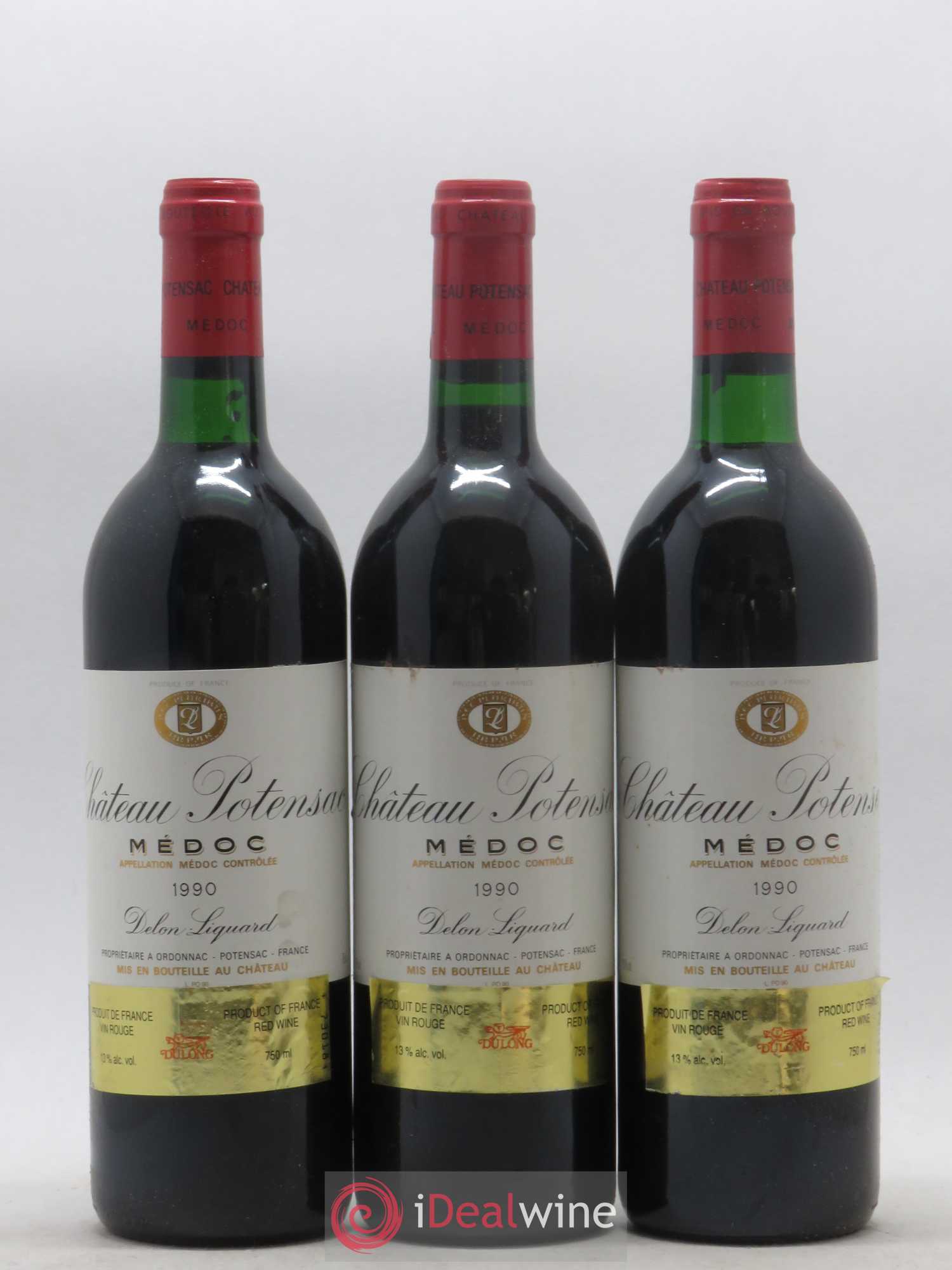 Château Potensac 1990 - Lot de 12 bouteilles - 2