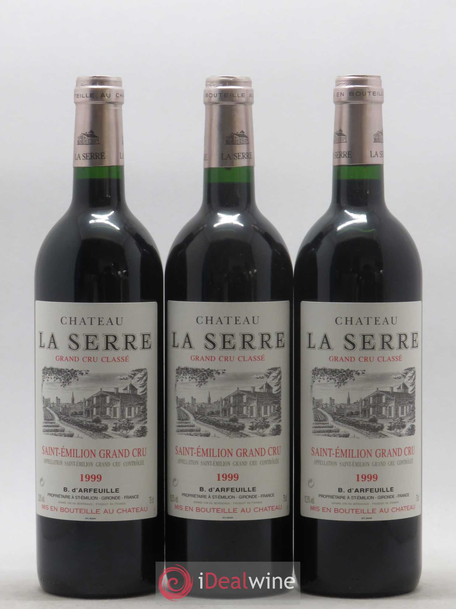 Château la Serre Grand Cru Classé 1999 - Lot de 12 bouteilles - 3