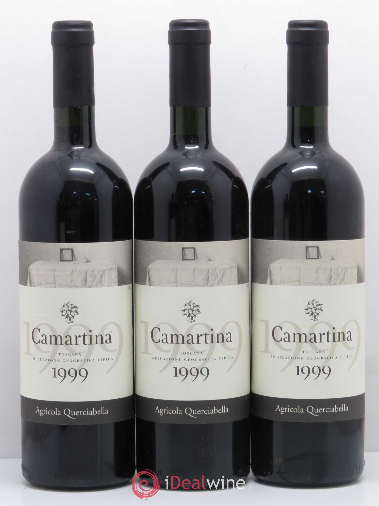 Toscana IGT Querciabella Camartina Sebastiano Castiglioni 1999 - Lot de 6 bouteilles - 1