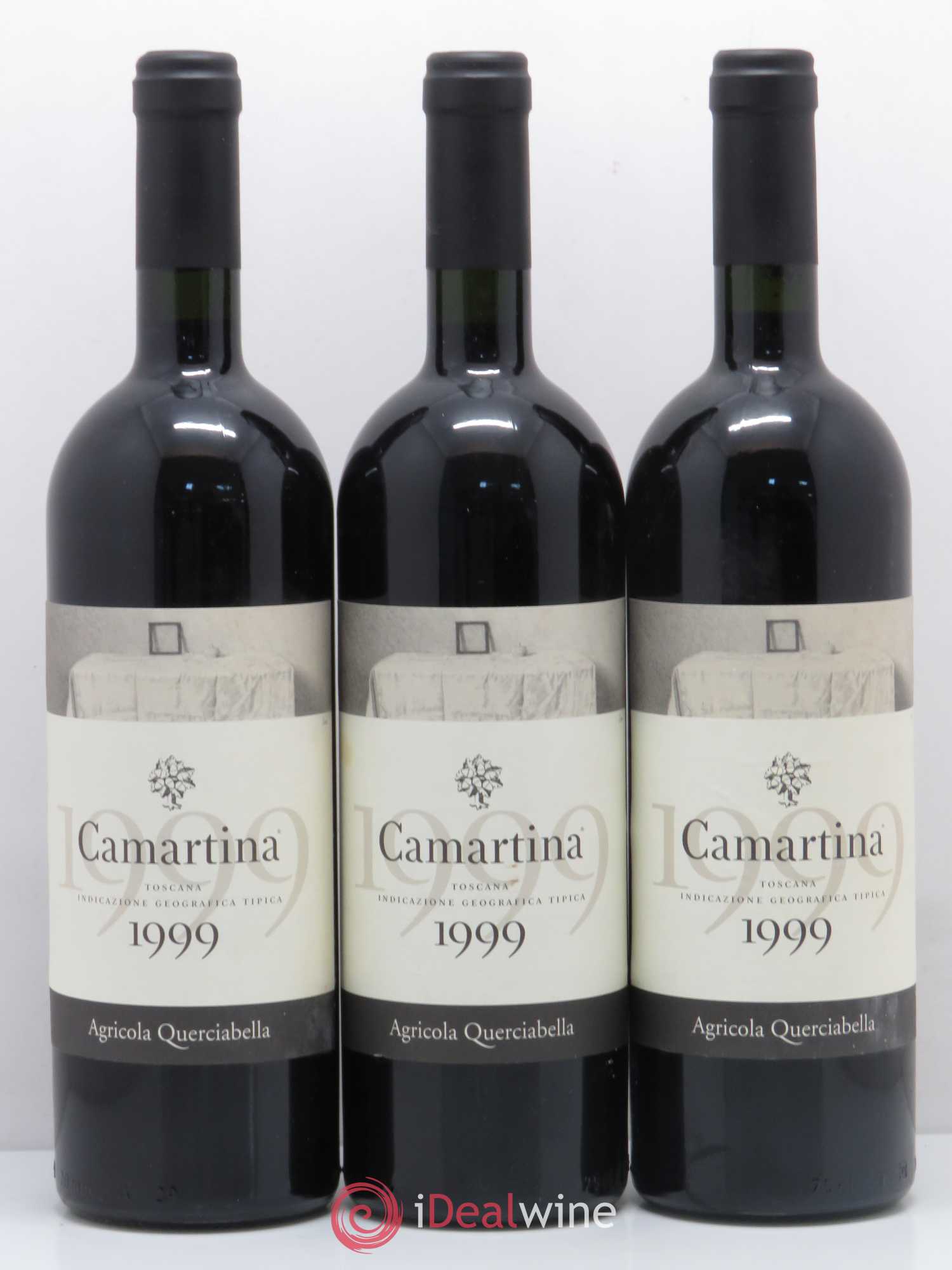 Toscana IGT Querciabella Camartina Sebastiano Castiglioni 1999 - Lot de 6 bouteilles - 2