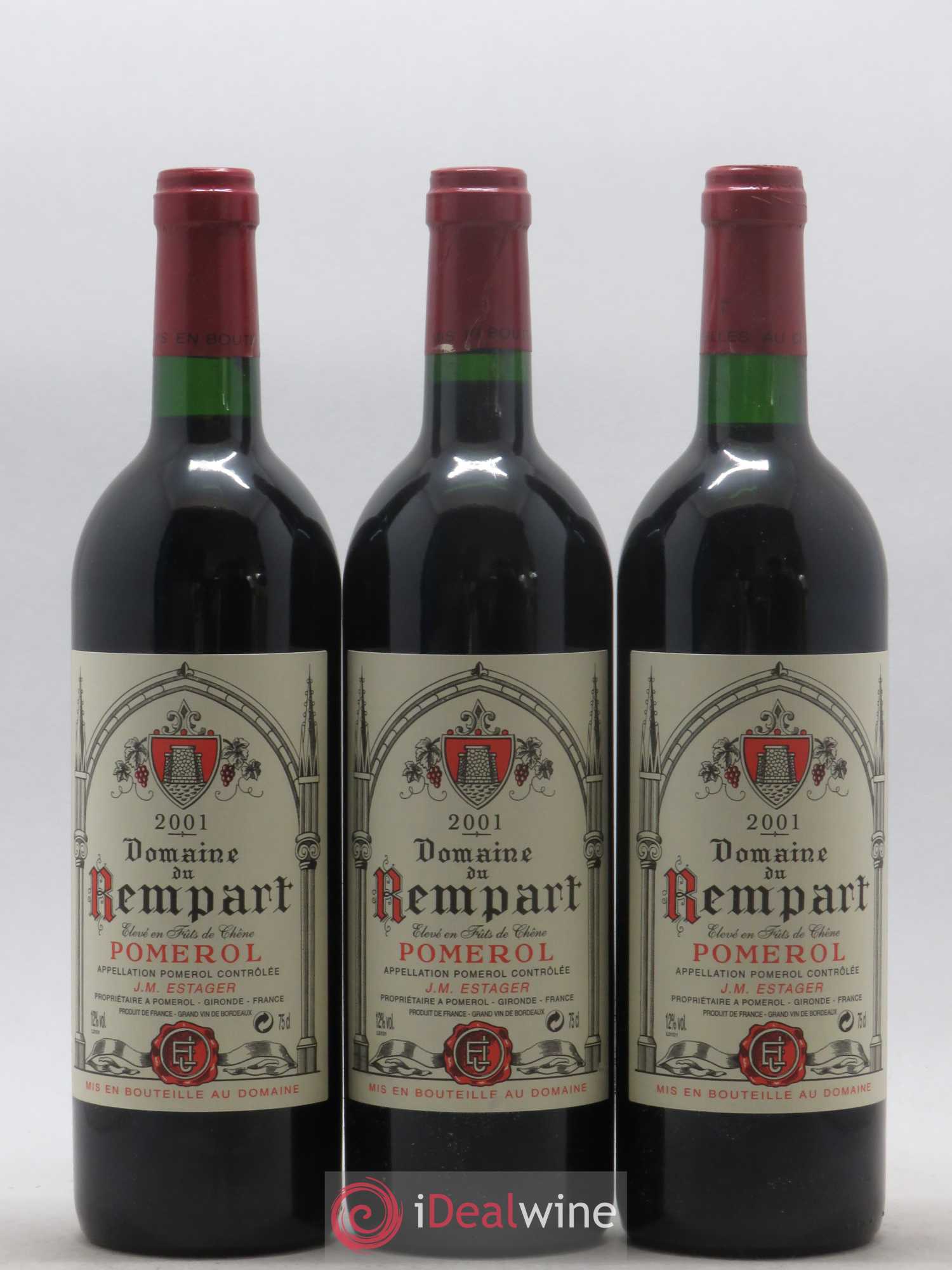 Pomerol Domaine du Rempart (sans prix de réserve) 2001 - Posten von 12 Flaschen - 4