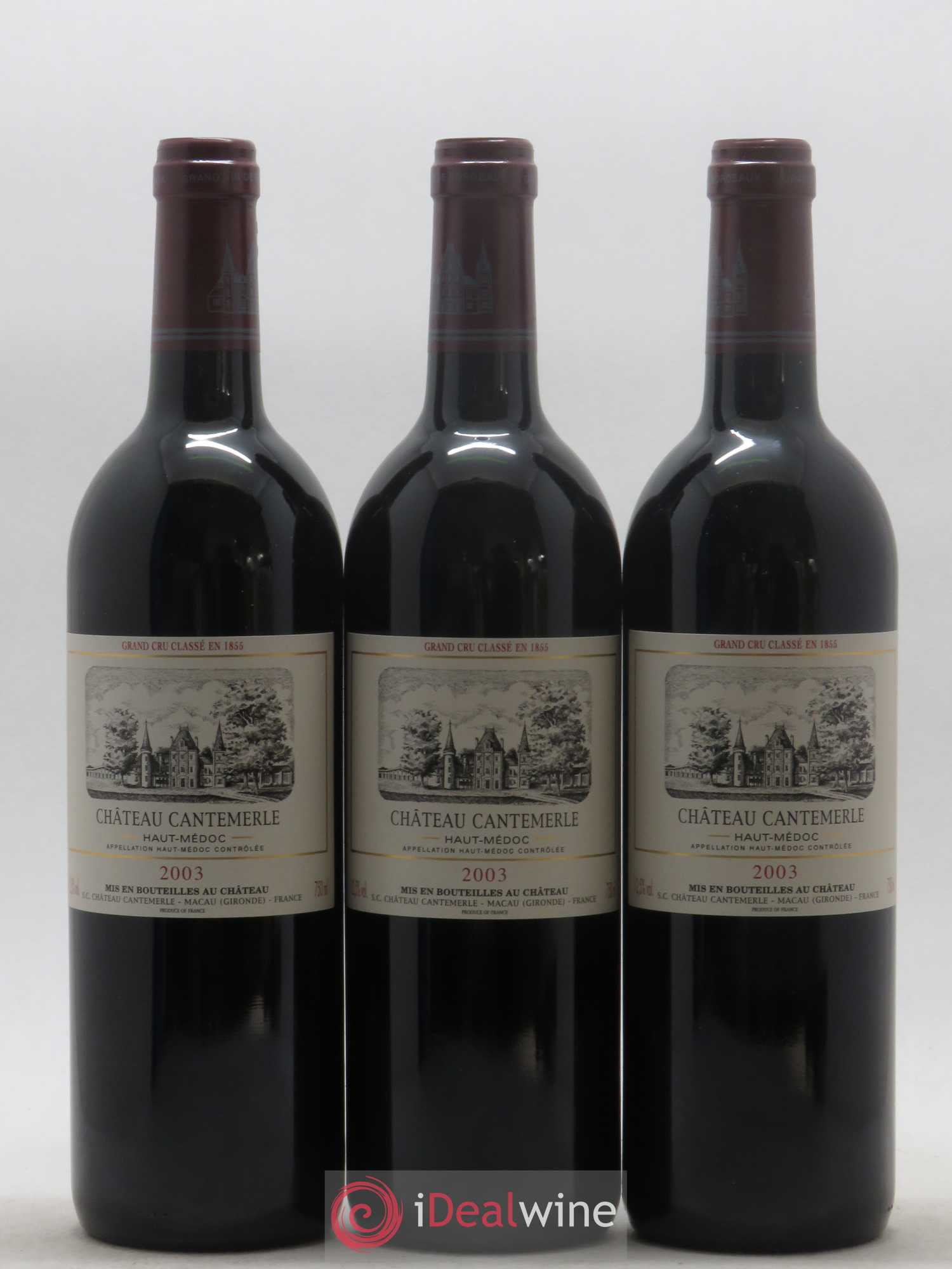 Château Cantemerle 5ème Grand Cru Classé 2003 - Lot de 12 bouteilles - 2