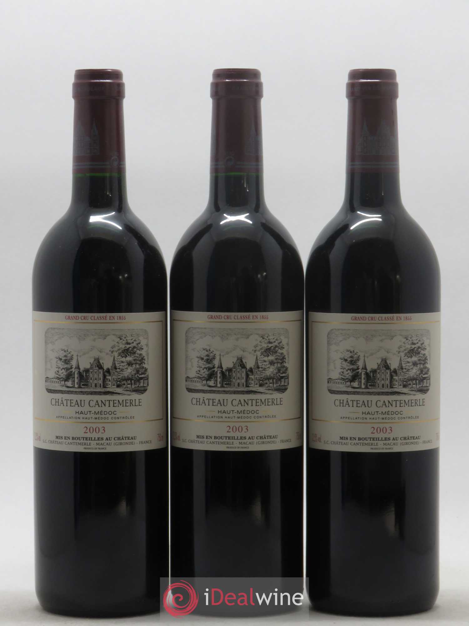 Château Cantemerle 5ème Grand Cru Classé 2003 - Lot de 12 bouteilles - 3