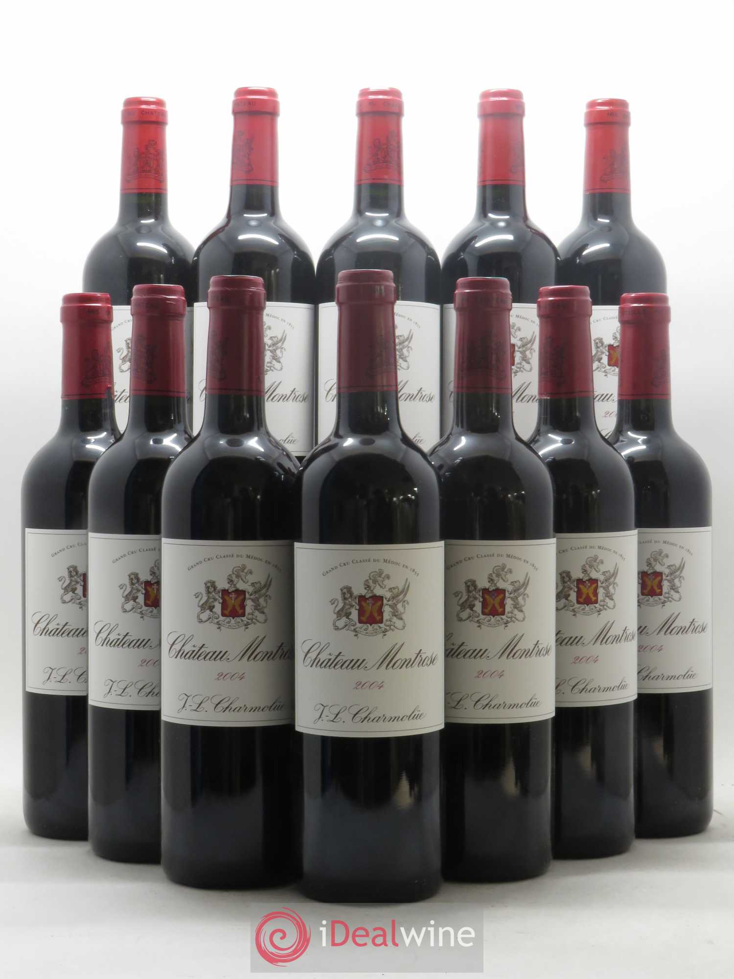 Château Montrose 2ème Grand Cru Classé 2004 - Lot de 12 bouteilles - 0