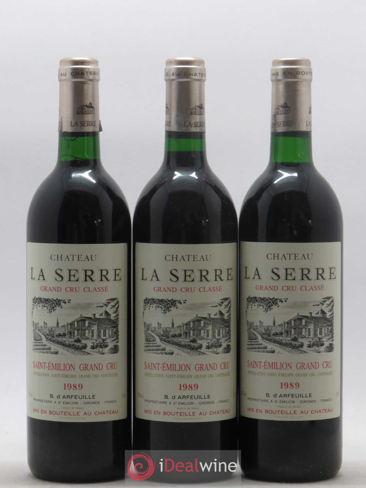 Château la Serre Grand Cru Classé 1989 - Lot de 12 bouteilles - 2