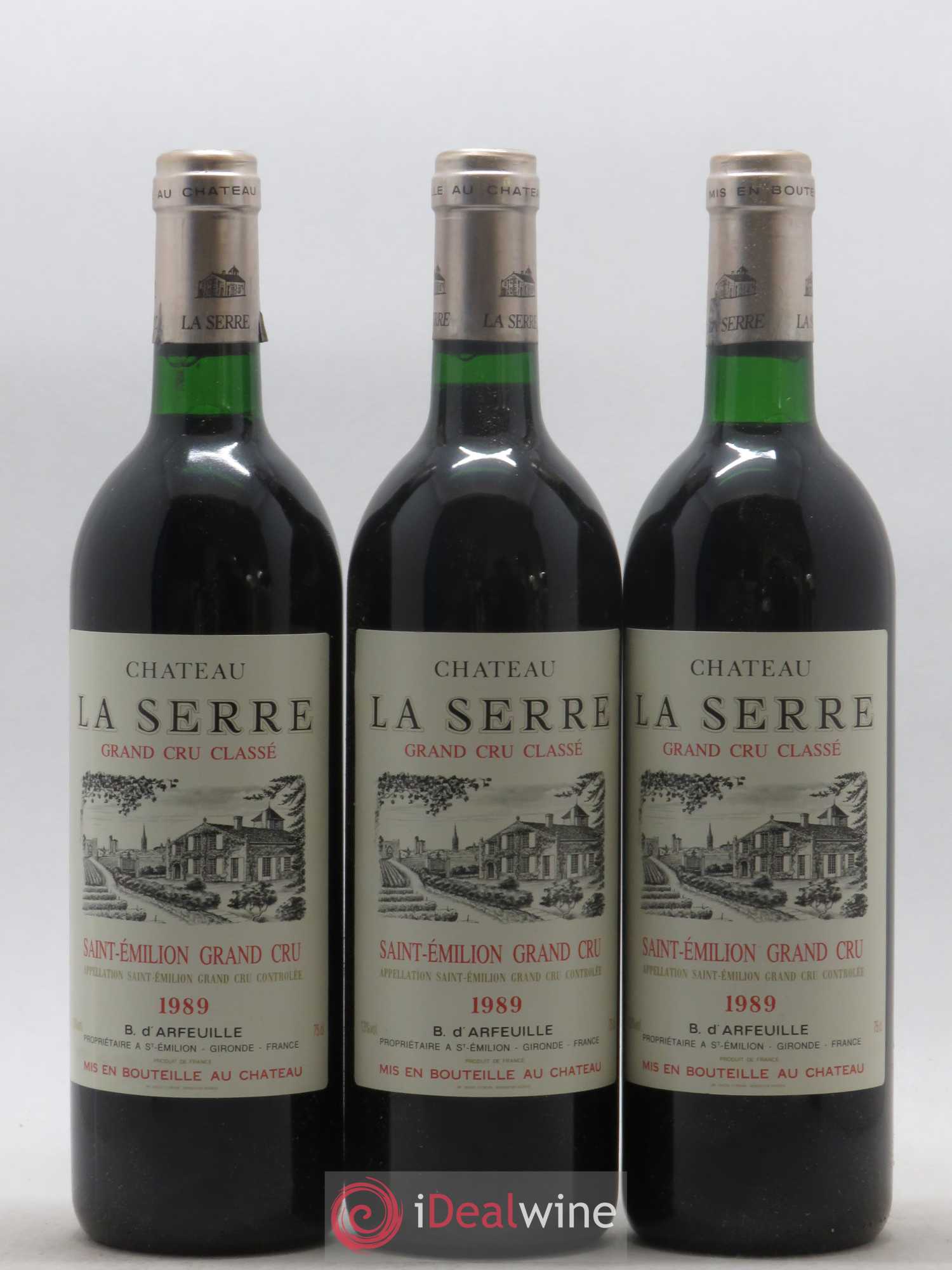 Château la Serre Grand Cru Classé 1989 - Lot de 12 bouteilles - 3