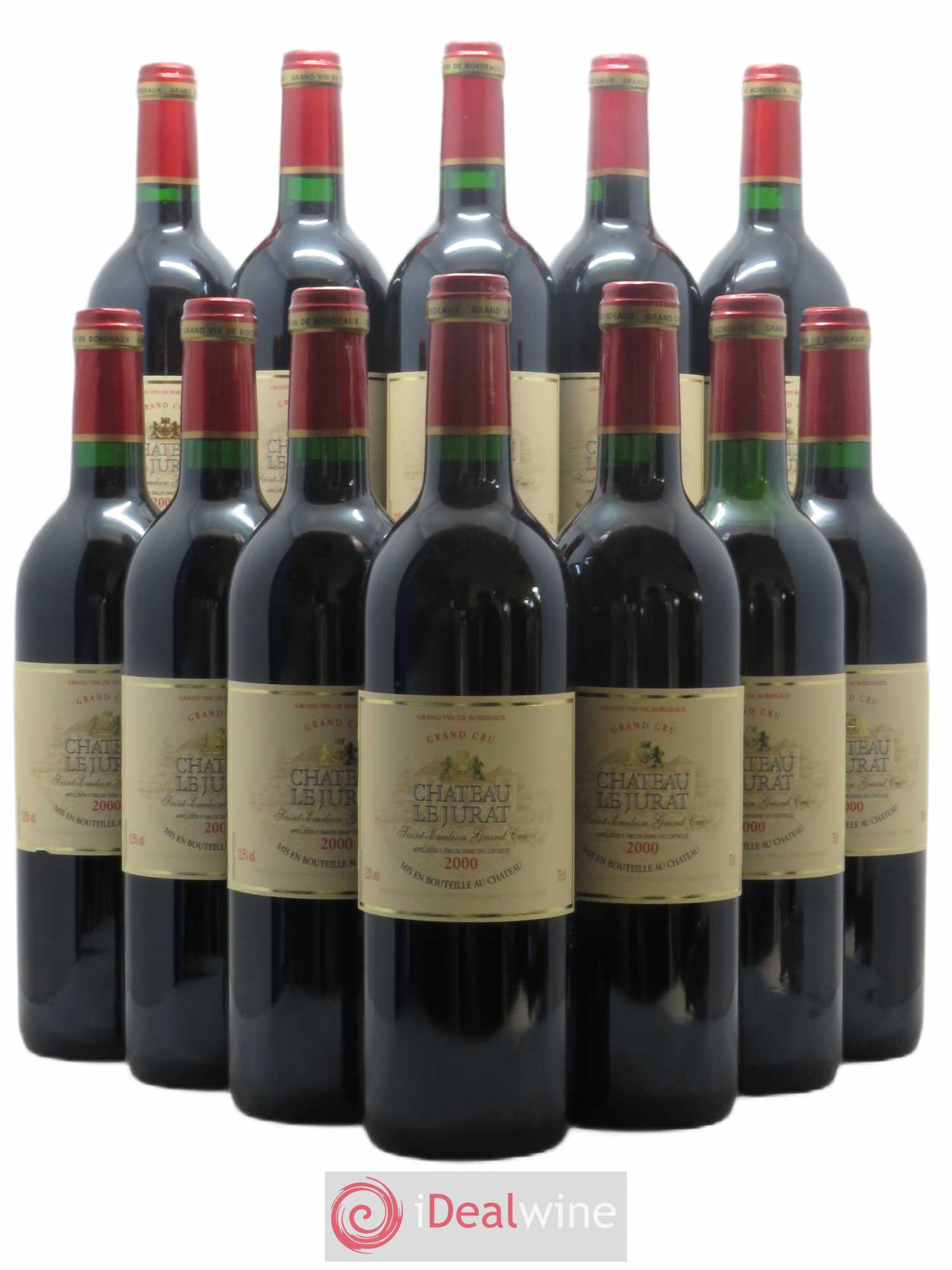 Saint-Émilion Château Le Jurat (sans prix de réserve) 2000 - Posten von 12 Flaschen - 0