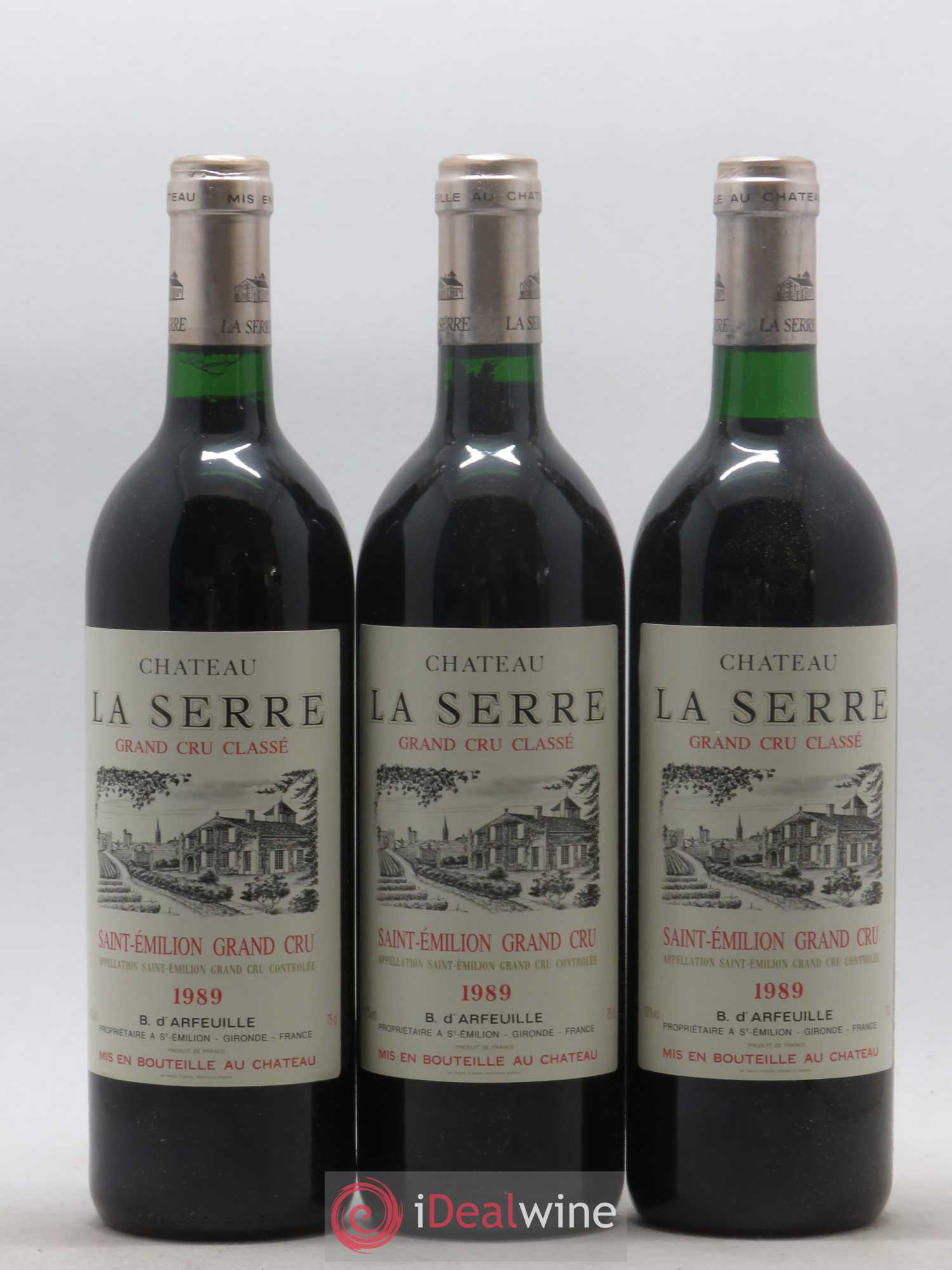 Château la Serre Grand Cru Classé 1989 - Lot de 12 bouteilles - 3