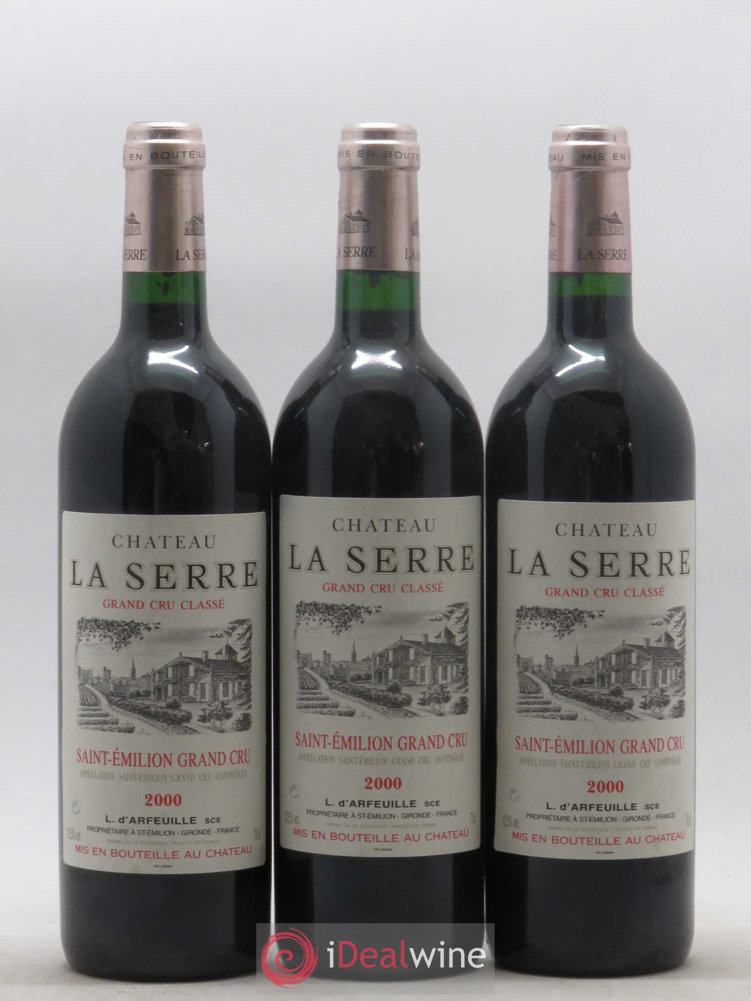 Château la Serre Grand Cru Classé 2000 - Lot de 12 bouteilles - 4