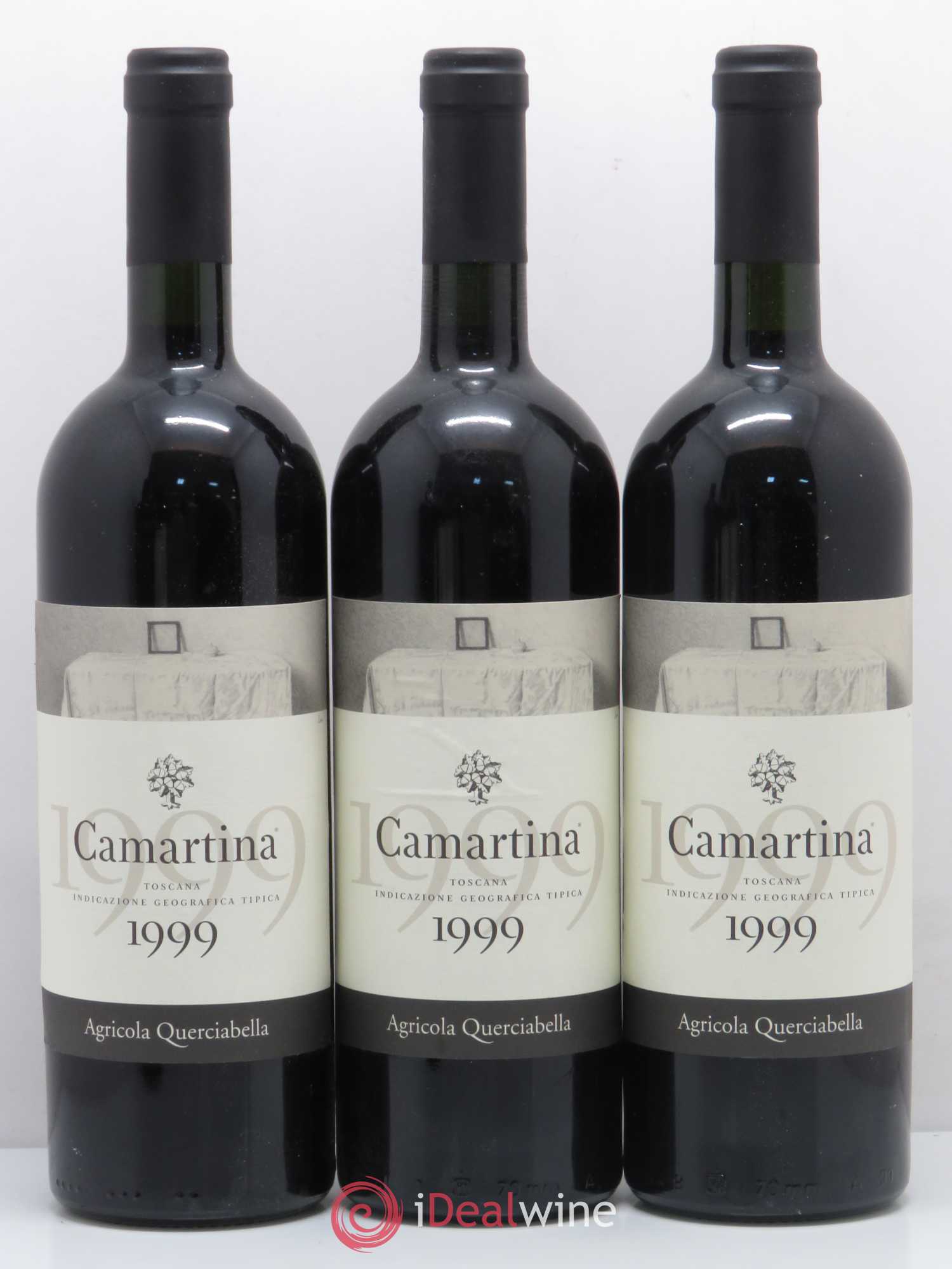 Toscana IGT Querciabella Camartina Sebastiano Castiglioni 1999 - Lot de 6 bouteilles - 1