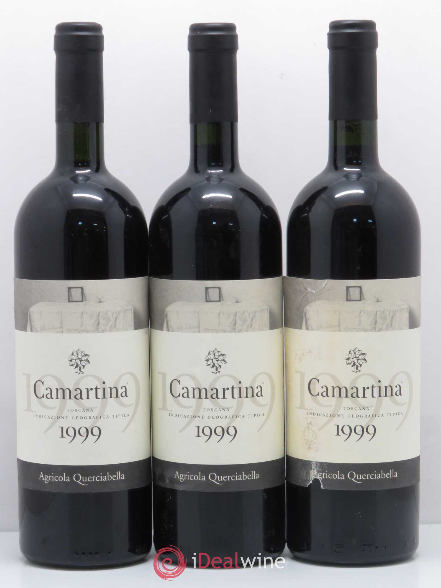 Toscana IGT Querciabella Camartina Sebastiano Castiglioni 1999 - Lot de 6 bouteilles - 2