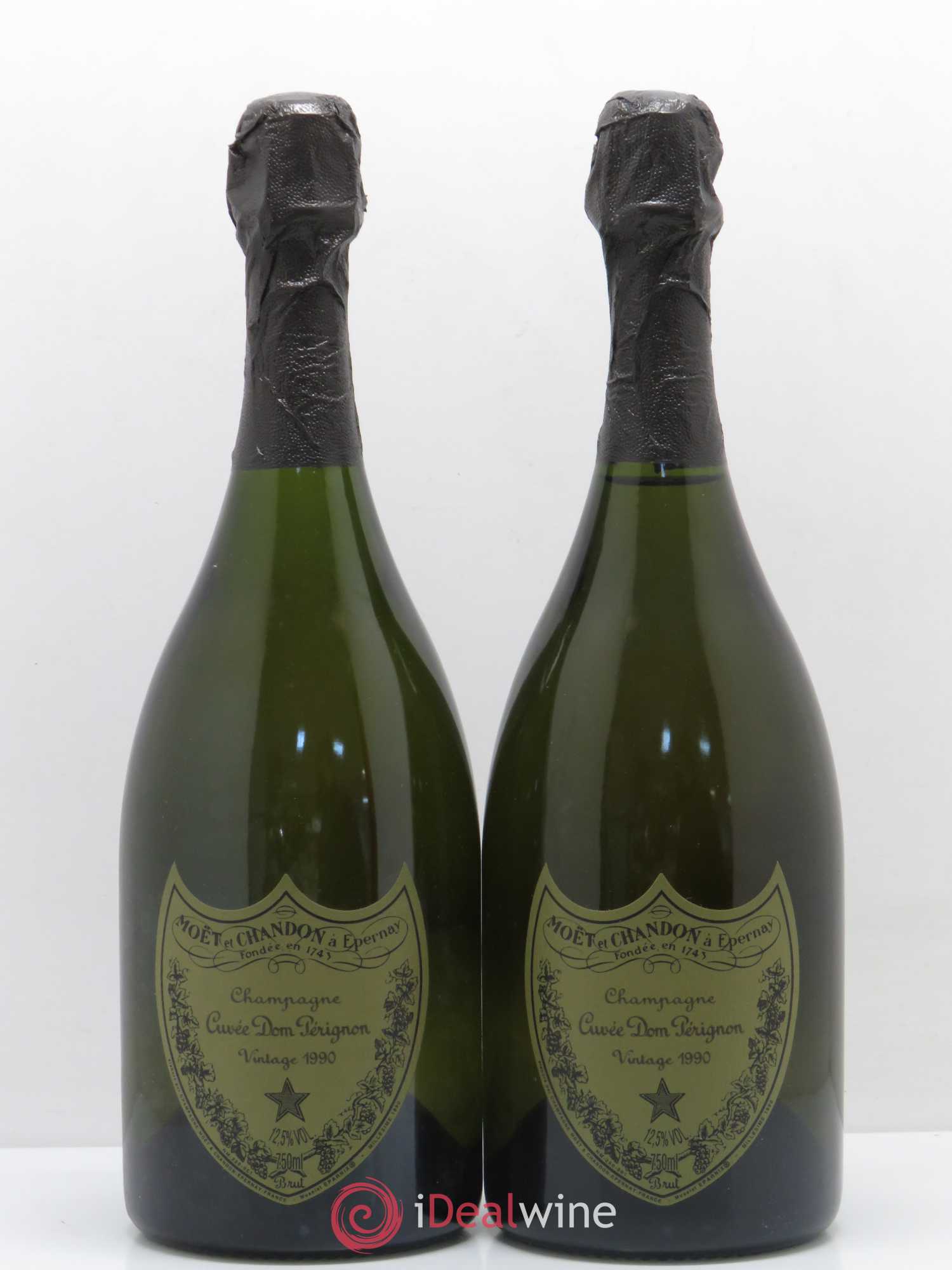 Brut Dom Pérignon 1990 - Lot de 2 bouteilles - 0