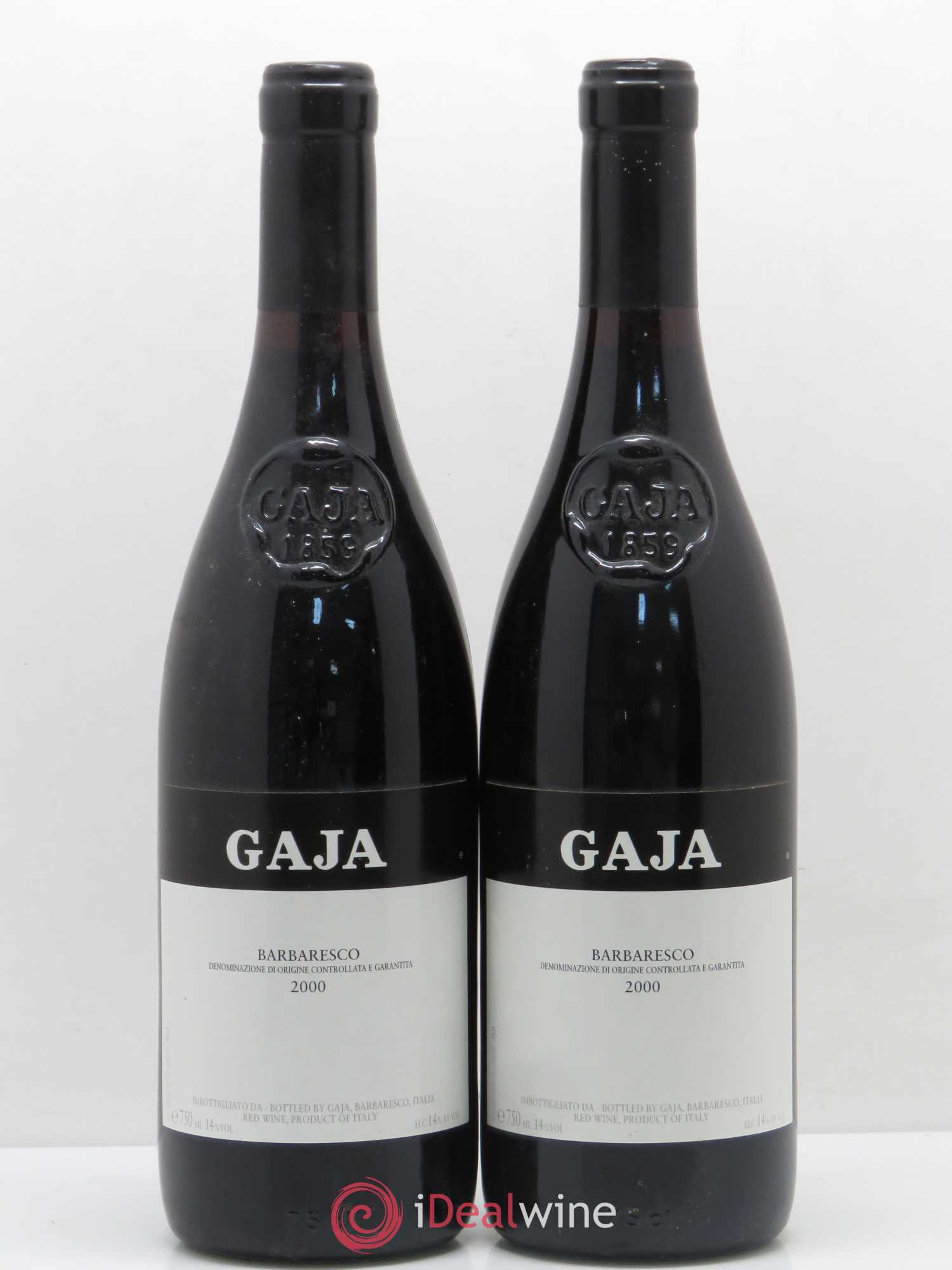 Barbaresco DOCG Angelo Gaja 2000 - Lot de 2 bouteilles - 0