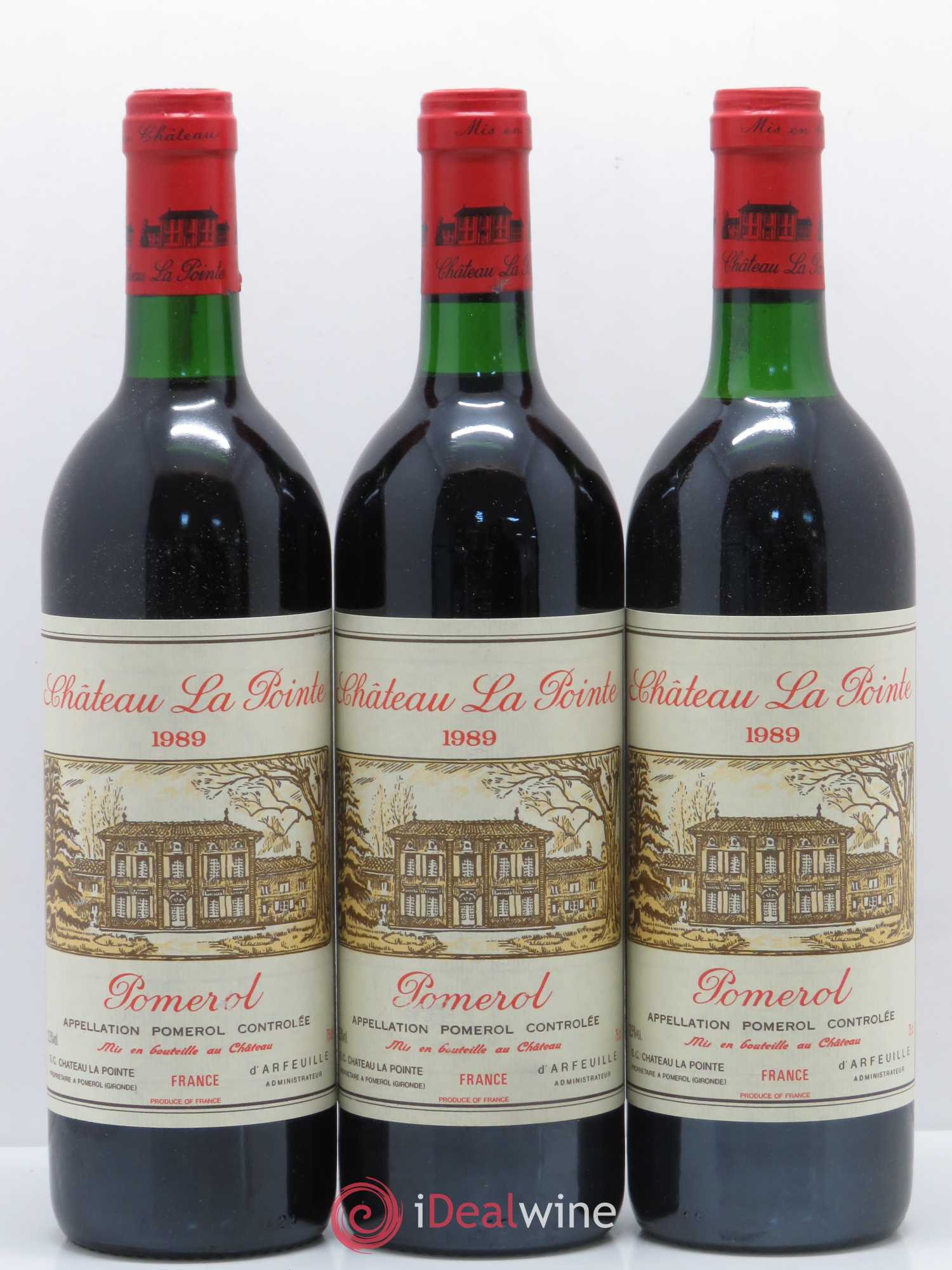 Château la Pointe 1989 - Lot de 12 bouteilles - 1