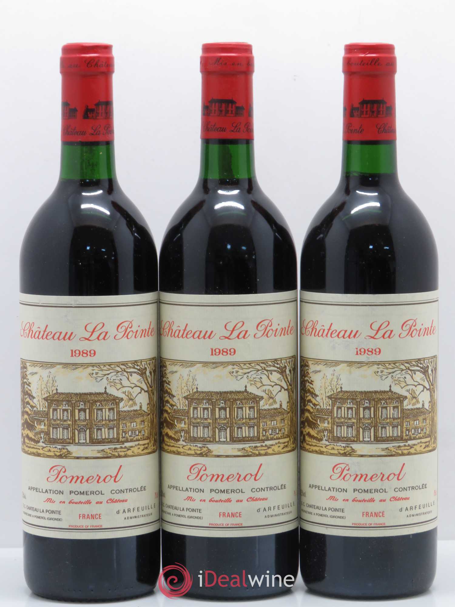 Château la Pointe 1989 - Lot de 12 bouteilles - 2