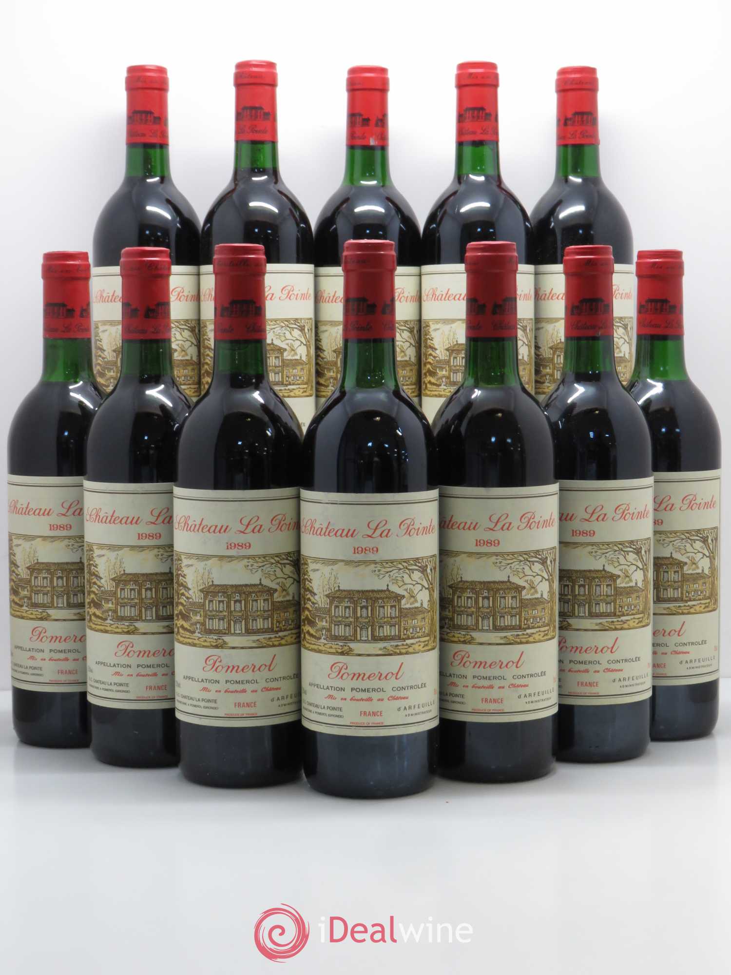Château la Pointe 1989 - Lot de 12 bouteilles - 0
