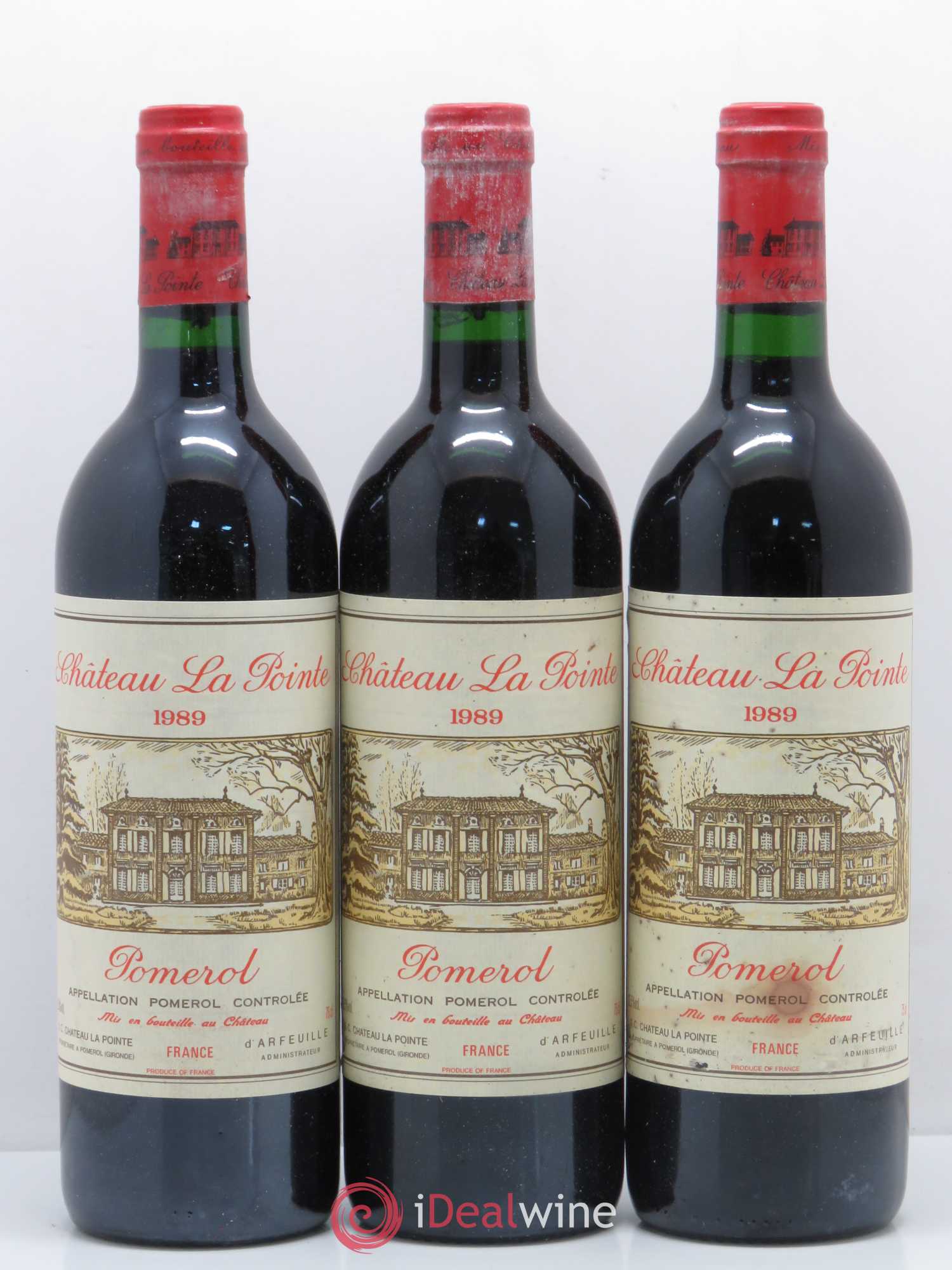 Château la Pointe 1989 - Posten von 12 Flaschen - 2