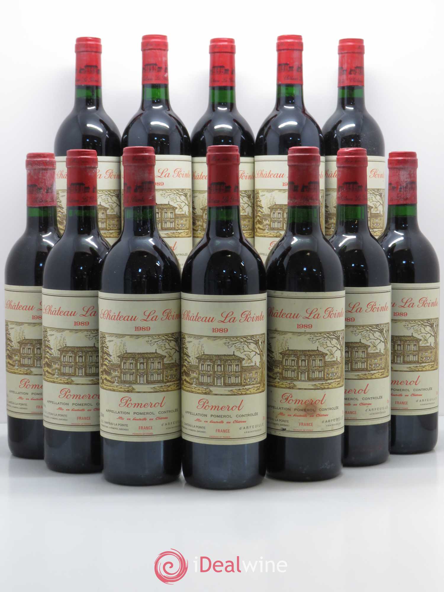 Château la Pointe 1989 - Posten von 12 Flaschen - 0