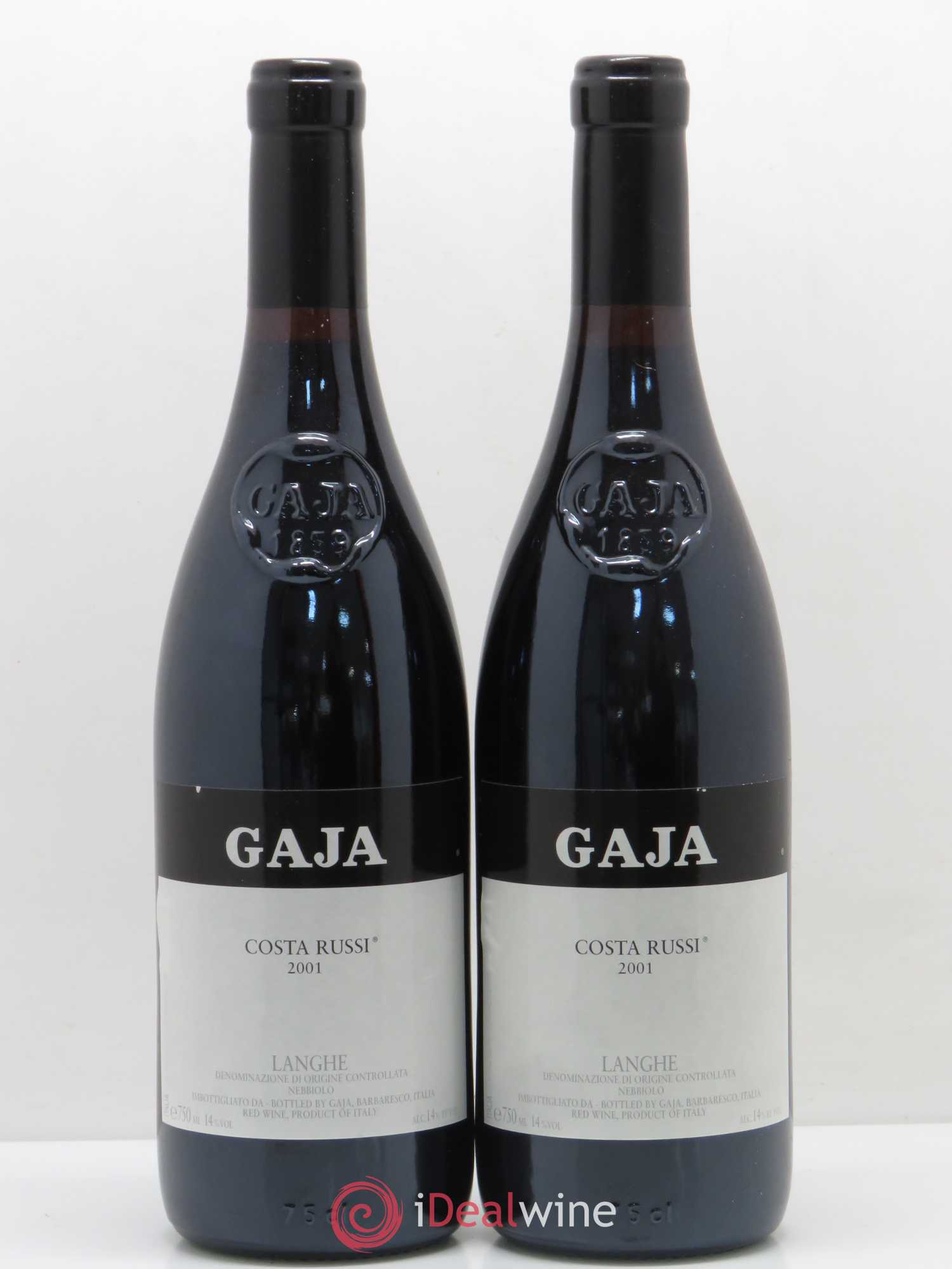 Langhe DOC Costa Russi Gaja 2001 - Posten von 2 Flaschen - 0