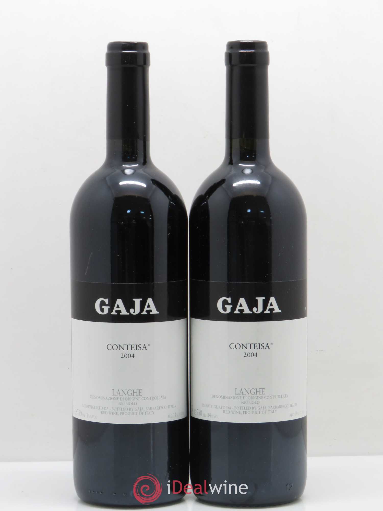 Langhe DOC Conteisa Gaja 2004 - Lot de 2 bouteilles - 0
