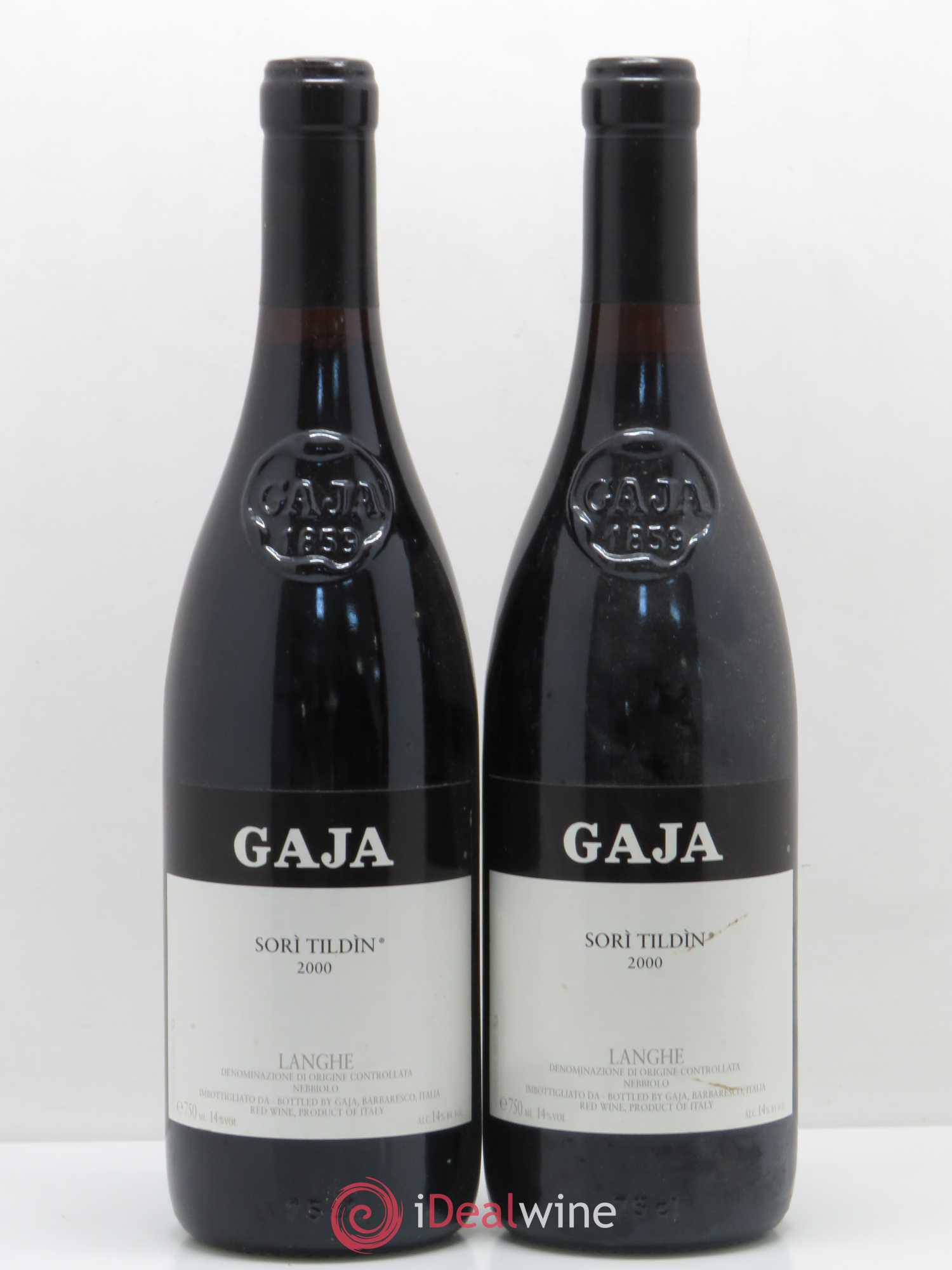 Langhe Sorì Tildìn Gaja 2000 - Lot de 2 bouteilles - 0