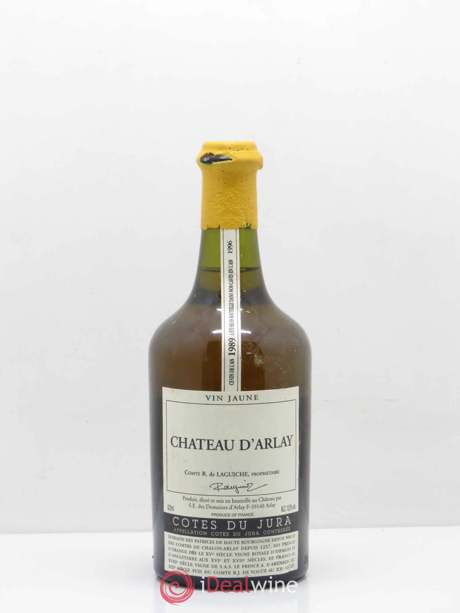 Côtes du Jura Vin jaune Château d'Arlay 1989 - Lot de 1 bouteille - 0