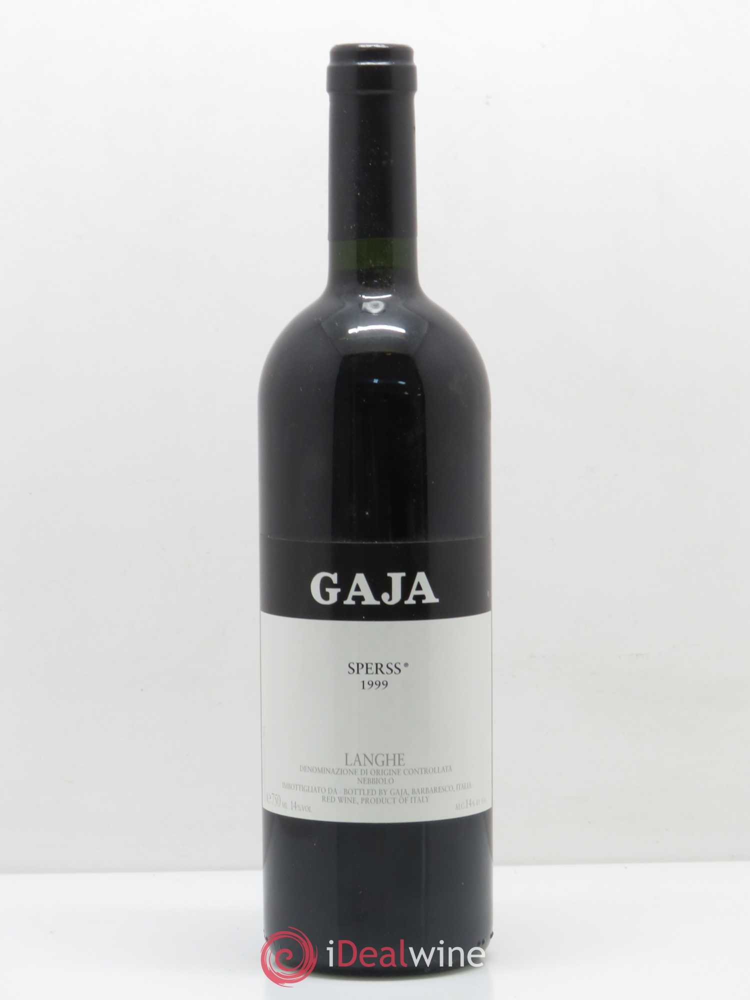Langhe Sperss Angelo Gaja 1999 - Lot de 1 bouteille - 0