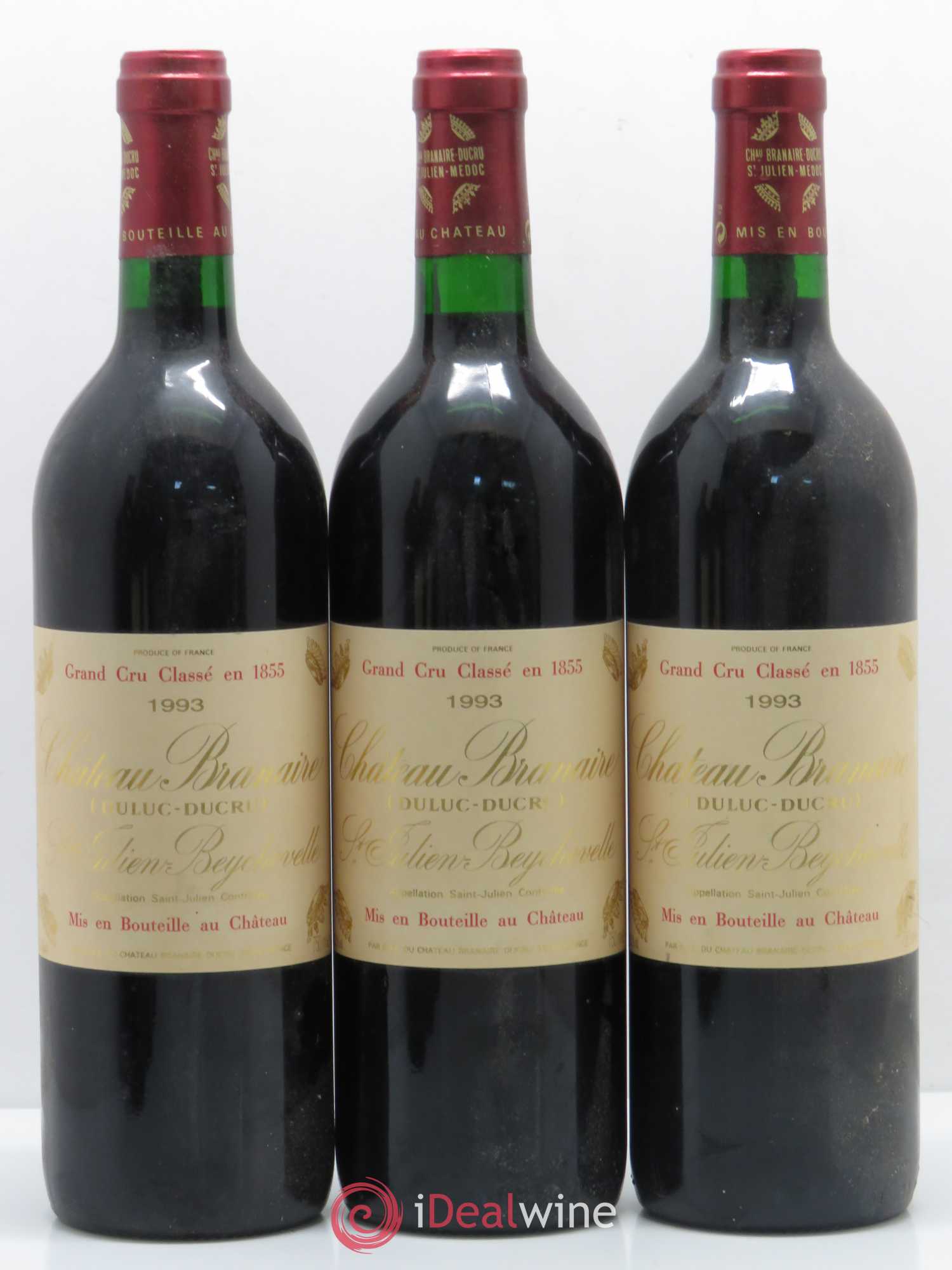 Château Branaire Ducru 4ème Grand Cru Classé 1993 - Lot de 6 bouteilles - 1
