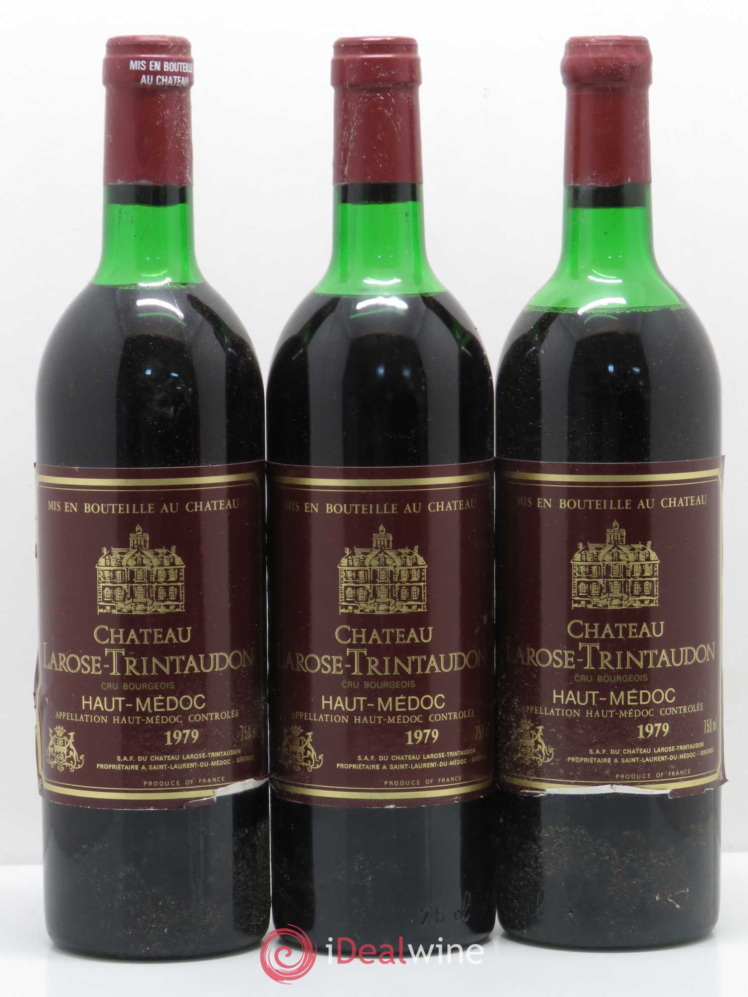 Château Larose Trintaudon Cru Bourgeois (sans prix de réserve) 1979 - Lot de 6 bouteilles - 2