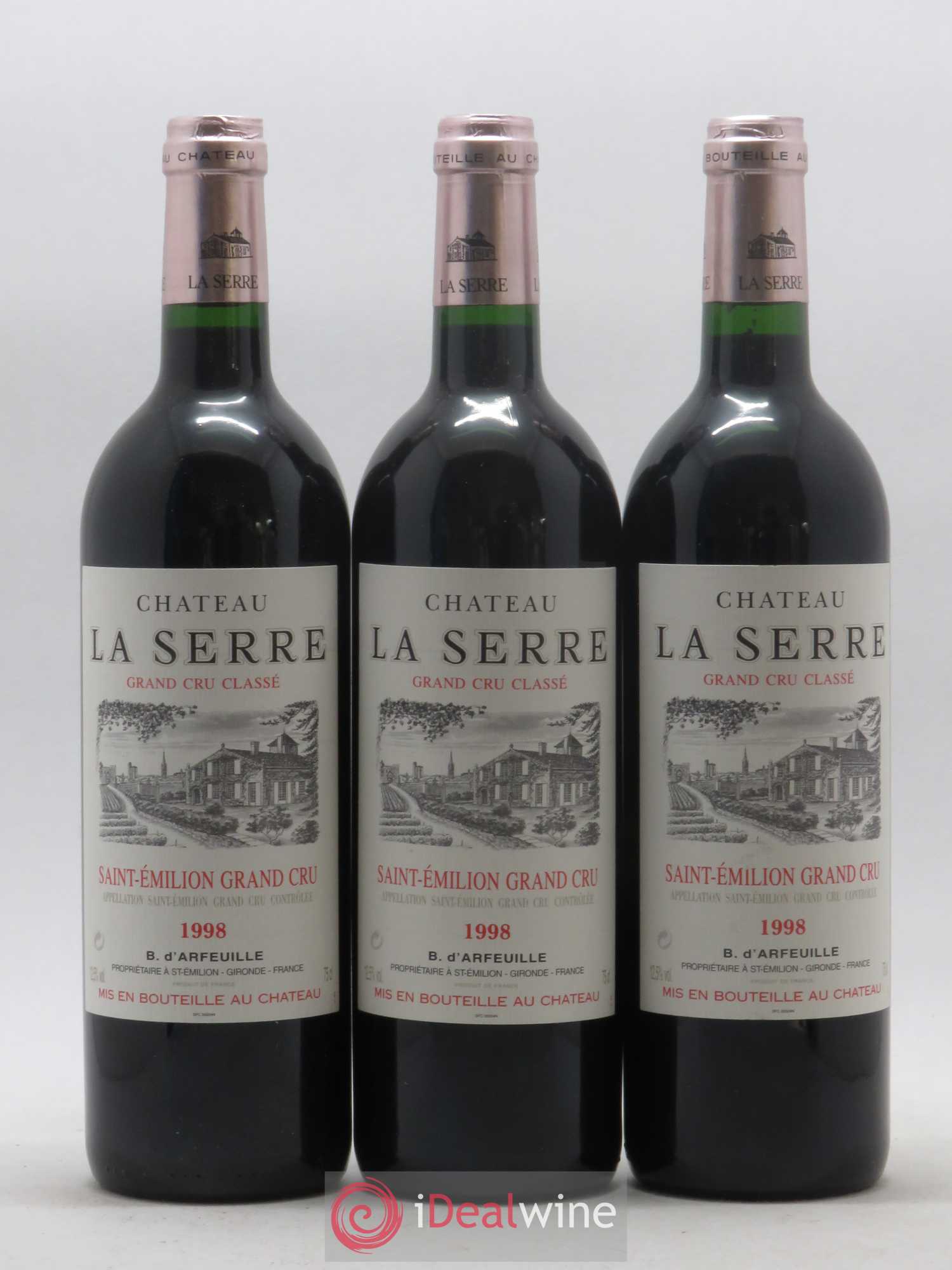 Château la Serre Grand Cru Classé 1998 - Lot de 12 bouteilles - 2