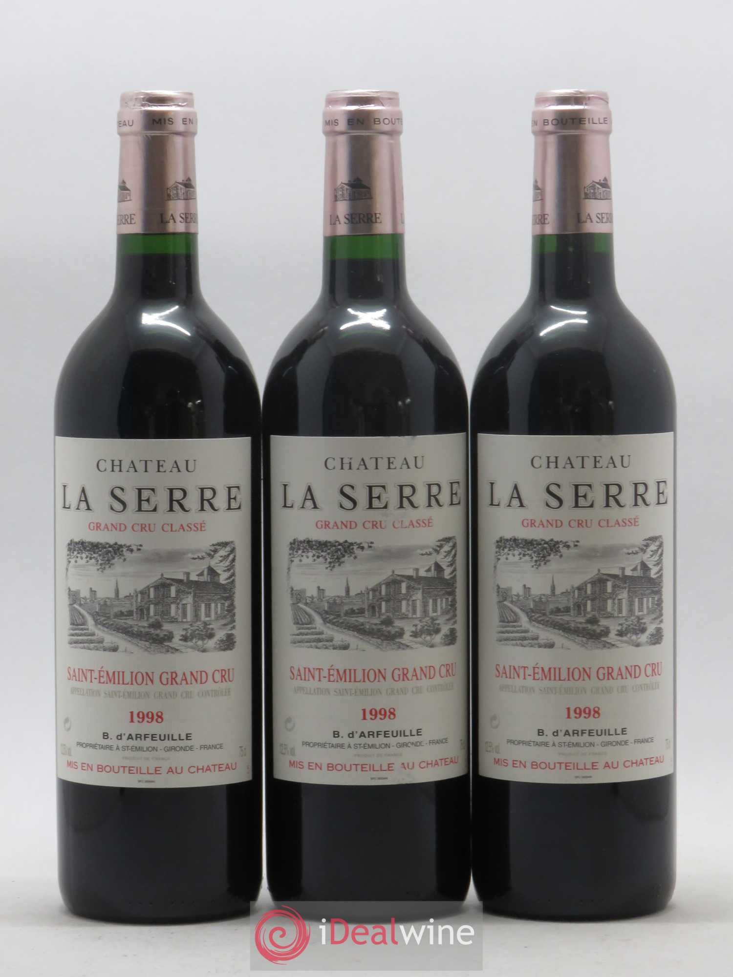 Château la Serre Grand Cru Classé 1998 - Lot de 12 bouteilles - 4