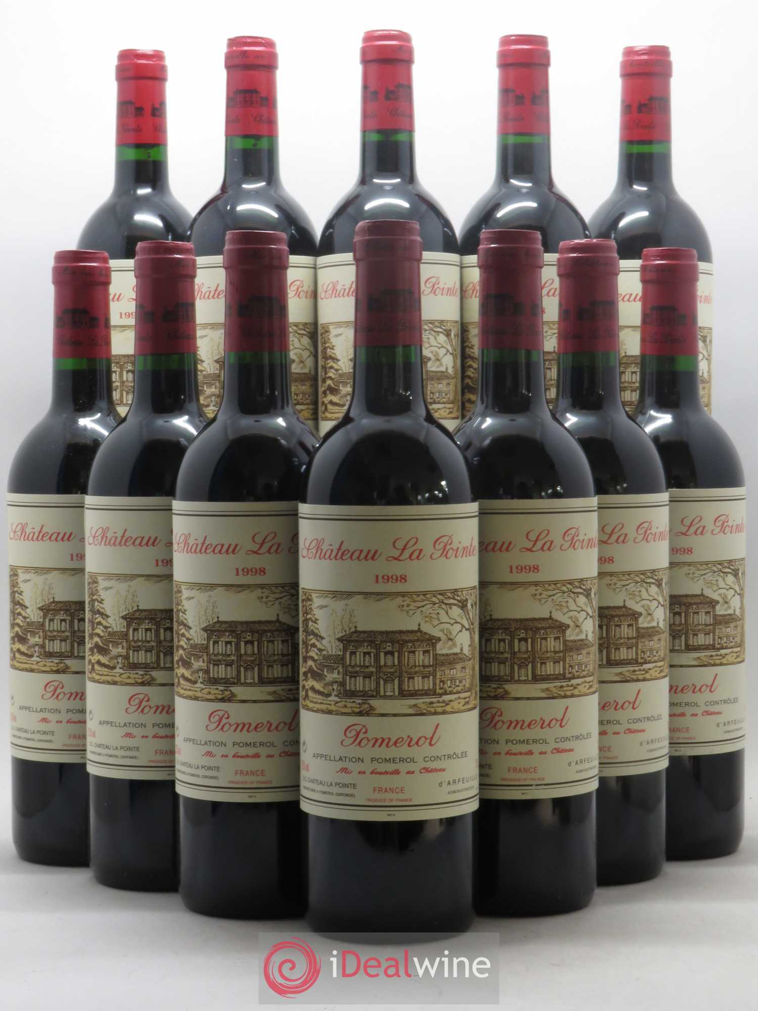 Château la Pointe 1998 - Lot de 12 bouteilles - 0