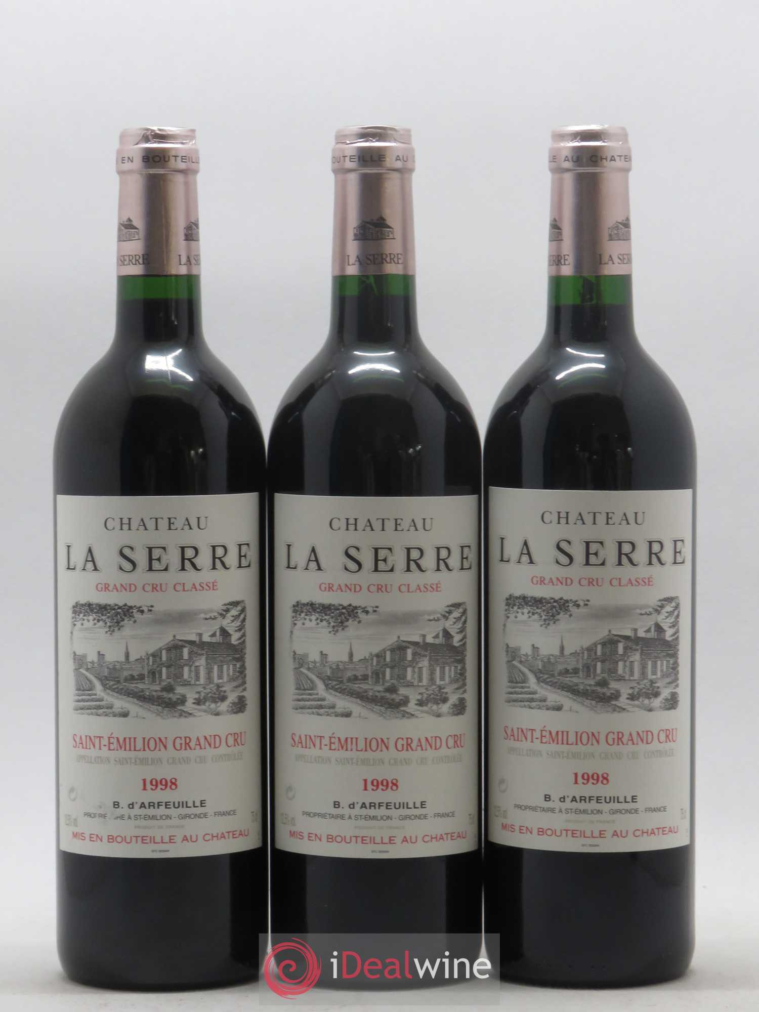 Château la Serre Grand Cru Classé 1998 - Lot de 12 bouteilles - 2
