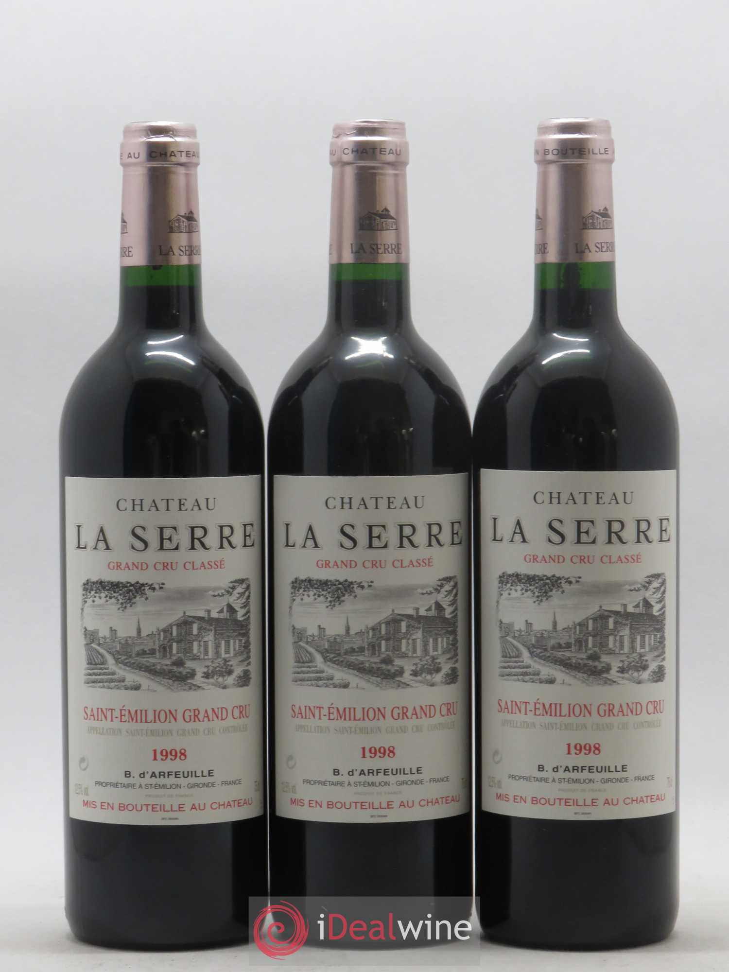 Château la Serre Grand Cru Classé 1998 - Lot de 12 bouteilles - 3