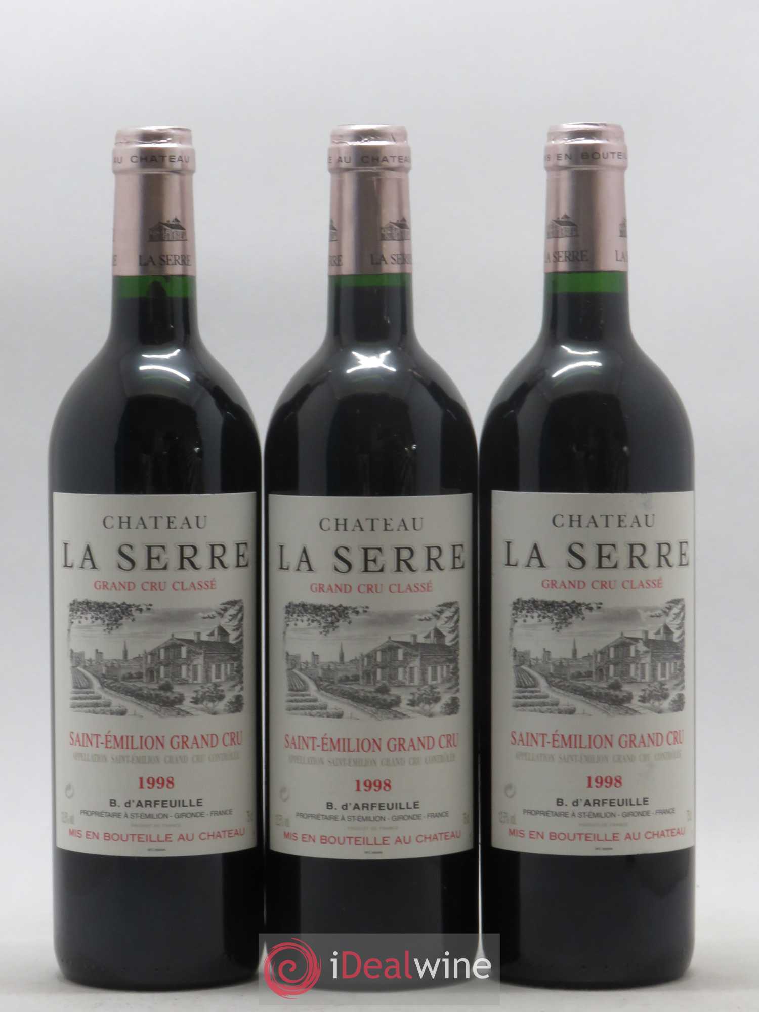 Château la Serre Grand Cru Classé 1998 - Lot de 12 bouteilles - 4