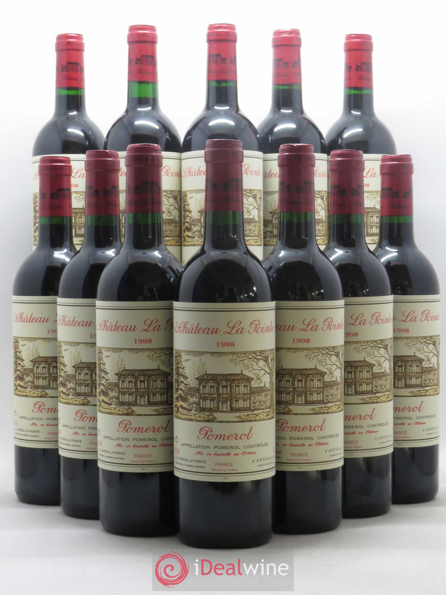 Château la Pointe 1998 - Lot de 12 bouteilles - 0