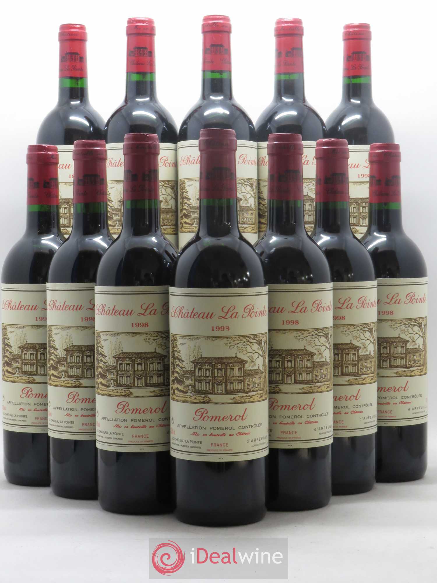 Château la Pointe 1998 - Lot de 12 bouteilles - 0