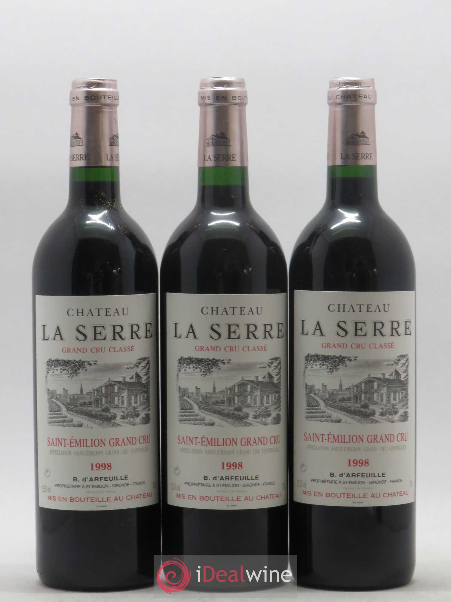Château la Serre Grand Cru Classé 1998 - Lot de 12 bouteilles - 2