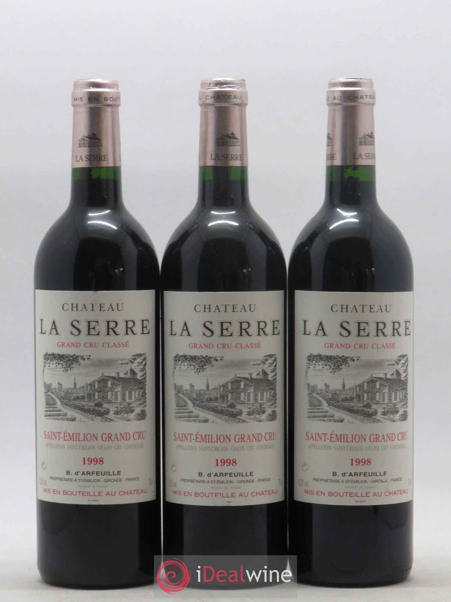 Château la Serre Grand Cru Classé 1998 - Lot de 12 bouteilles - 3