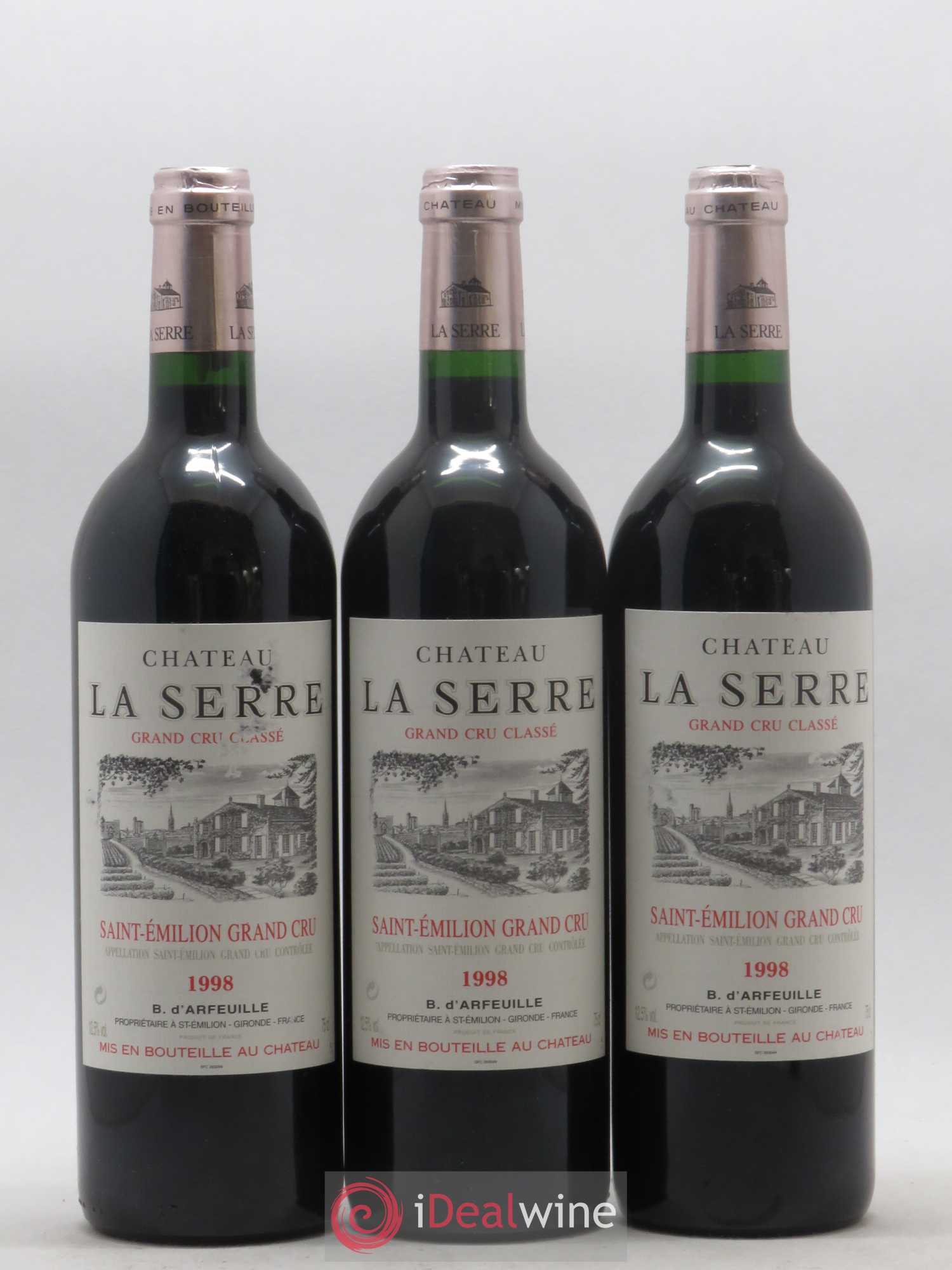 Château la Serre Grand Cru Classé 1998 - Lot de 12 bouteilles - 4