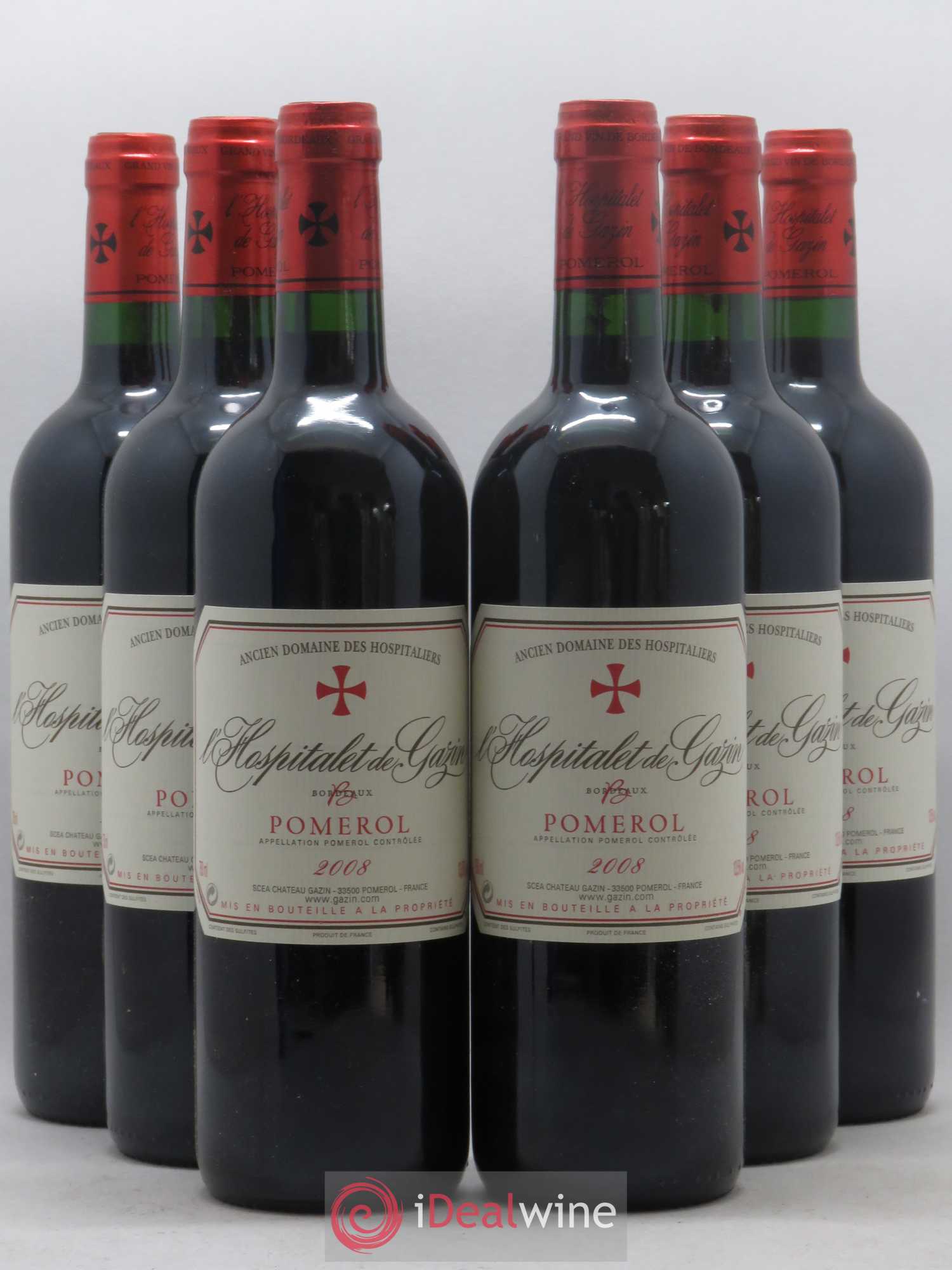 L'Hospitalet de Gazin Second Vin 2008 - Lot de 6 bouteilles - 0