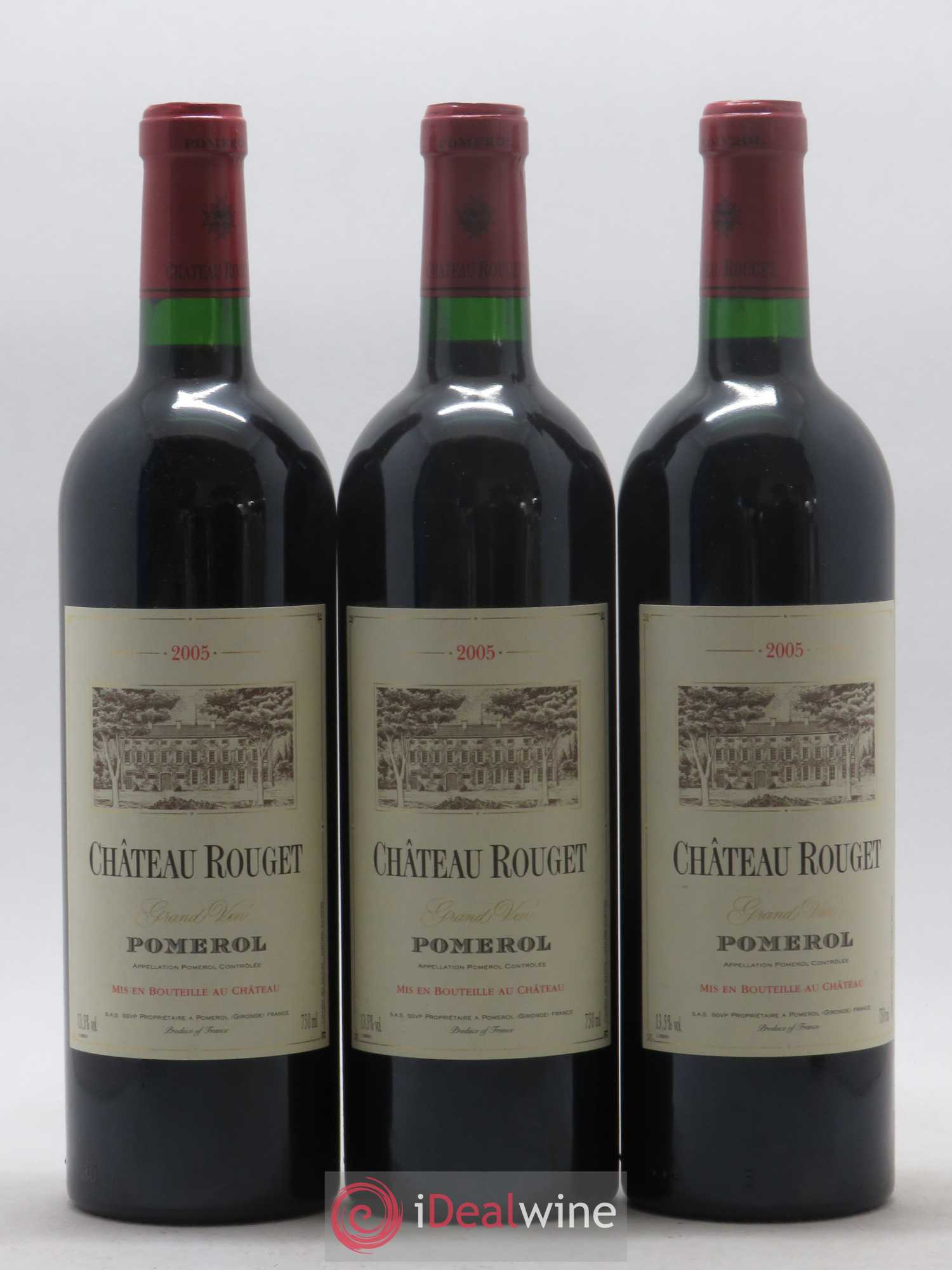 Château Rouget 2005 - Lotto di 3 bottiglie - 0