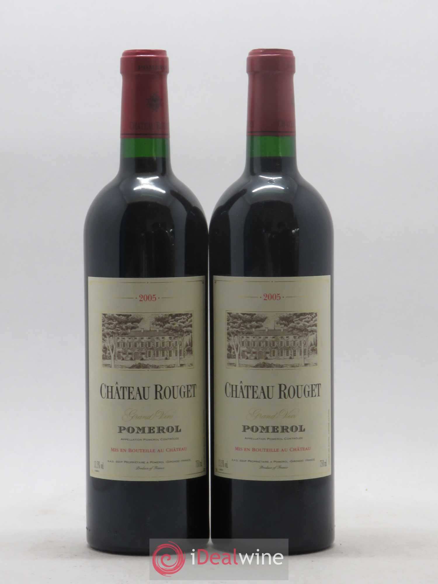 Château Rouget 2005 - Lot of 2 bottles - 0
