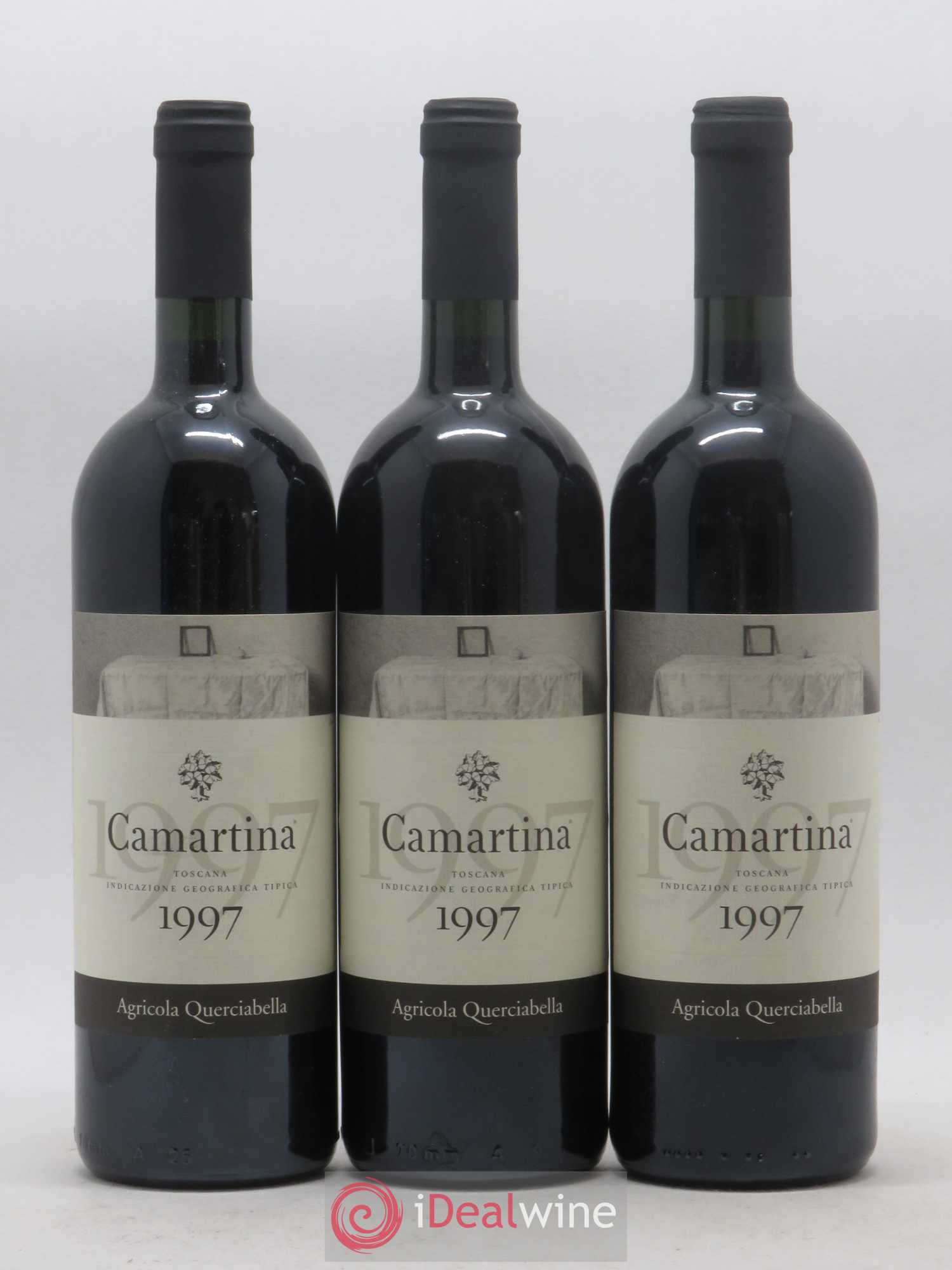Toscana IGT Querciabella Camartina Sebastiano Castiglioni 1997 - Lot de 12 bouteilles - 1