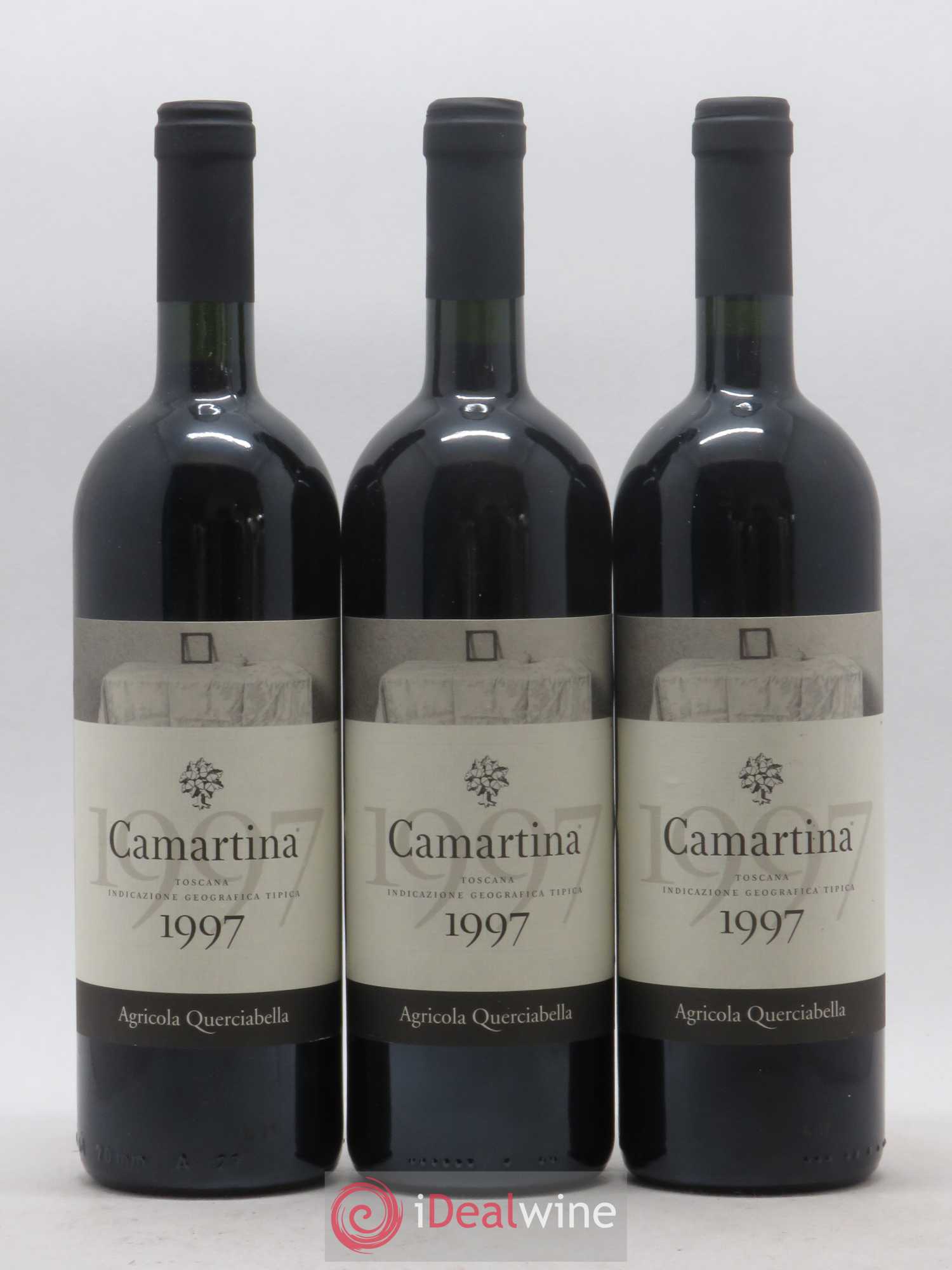 Toscana IGT Querciabella Camartina Sebastiano Castiglioni 1997 - Lot de 12 bouteilles - 4