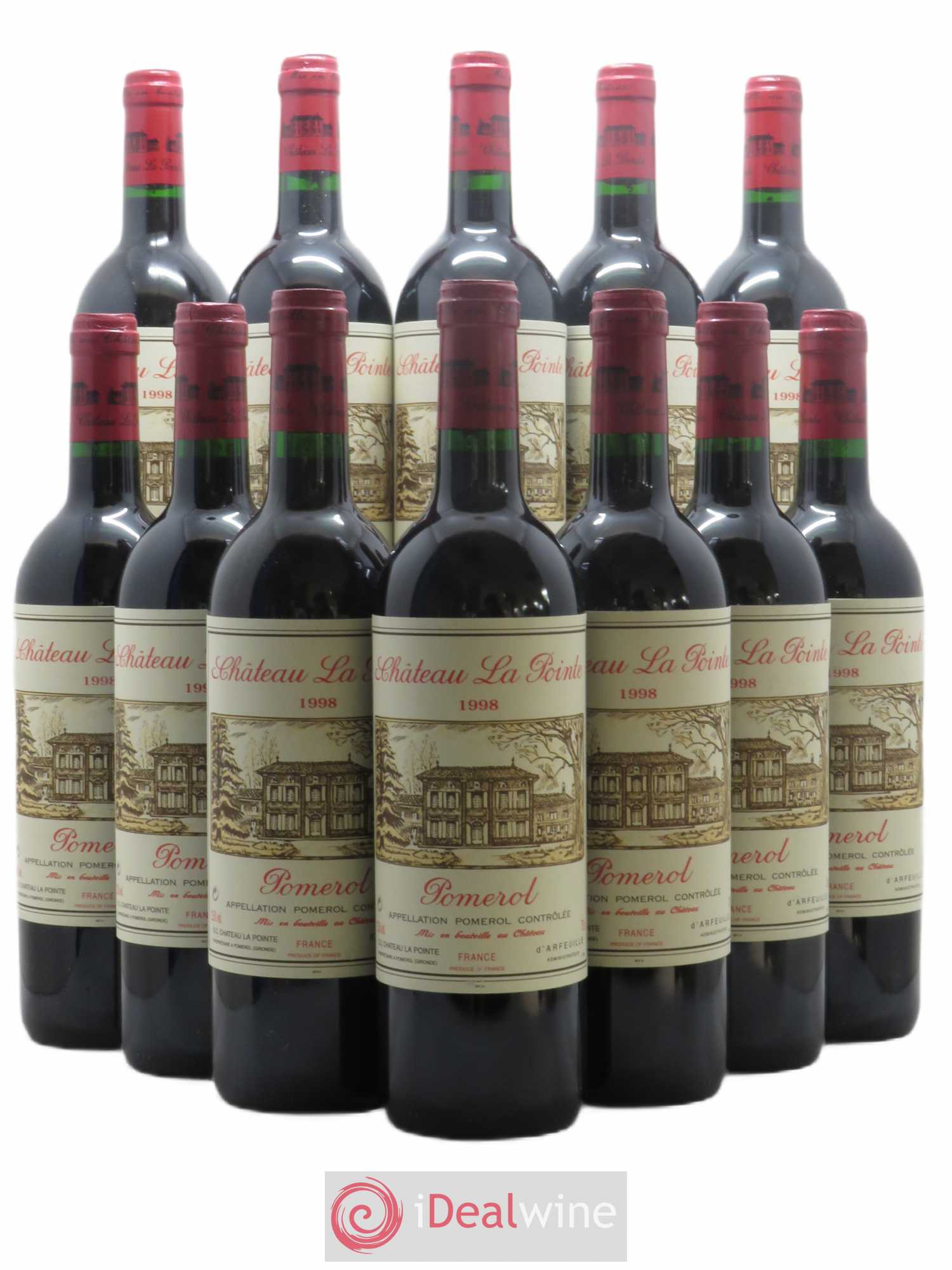 Château la Pointe 1998 - Lot de 12 bouteilles - 0