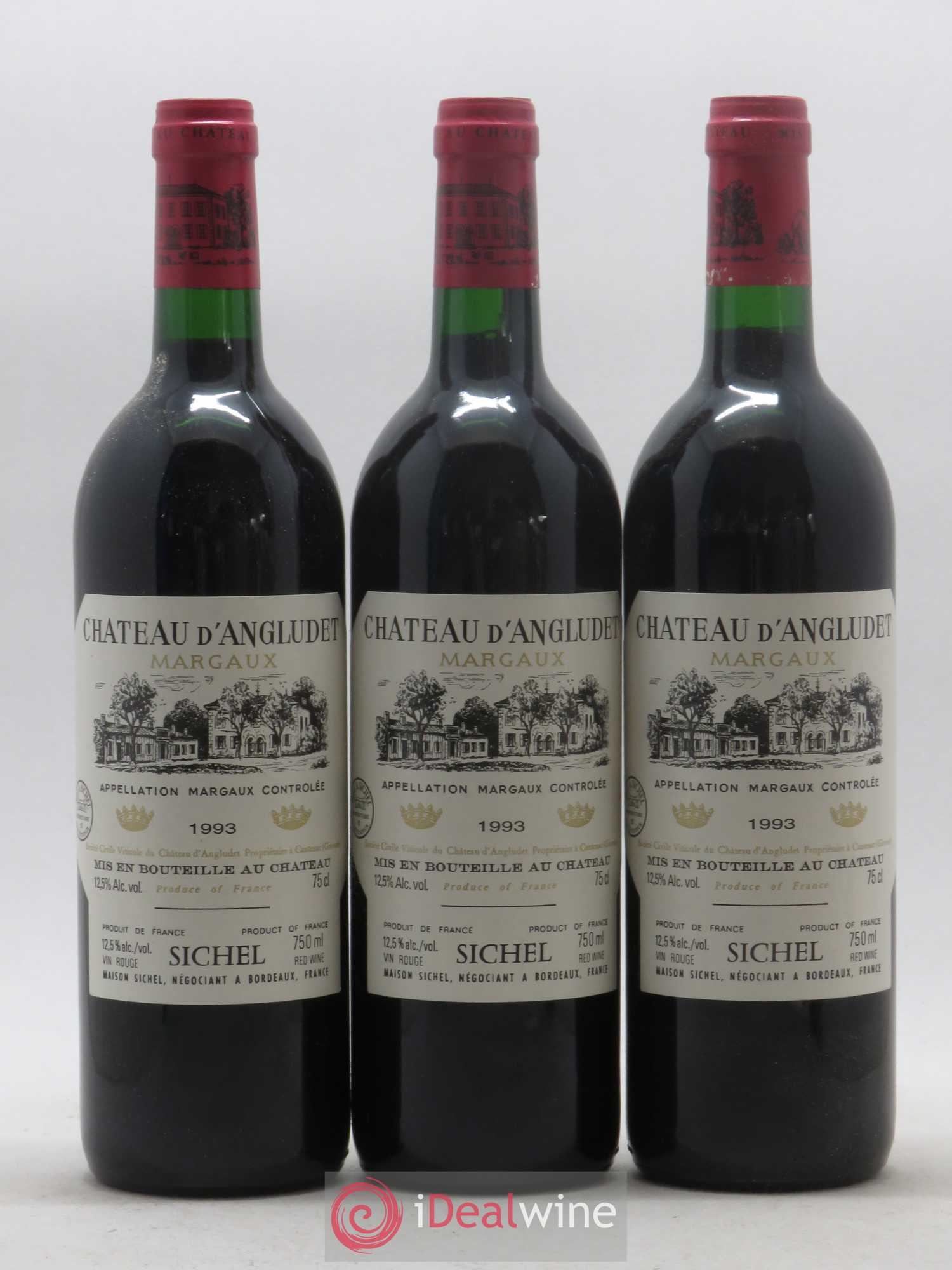Château d' Angludet Cru Bourgeois 1993 - Lot de 12 bouteilles - 2