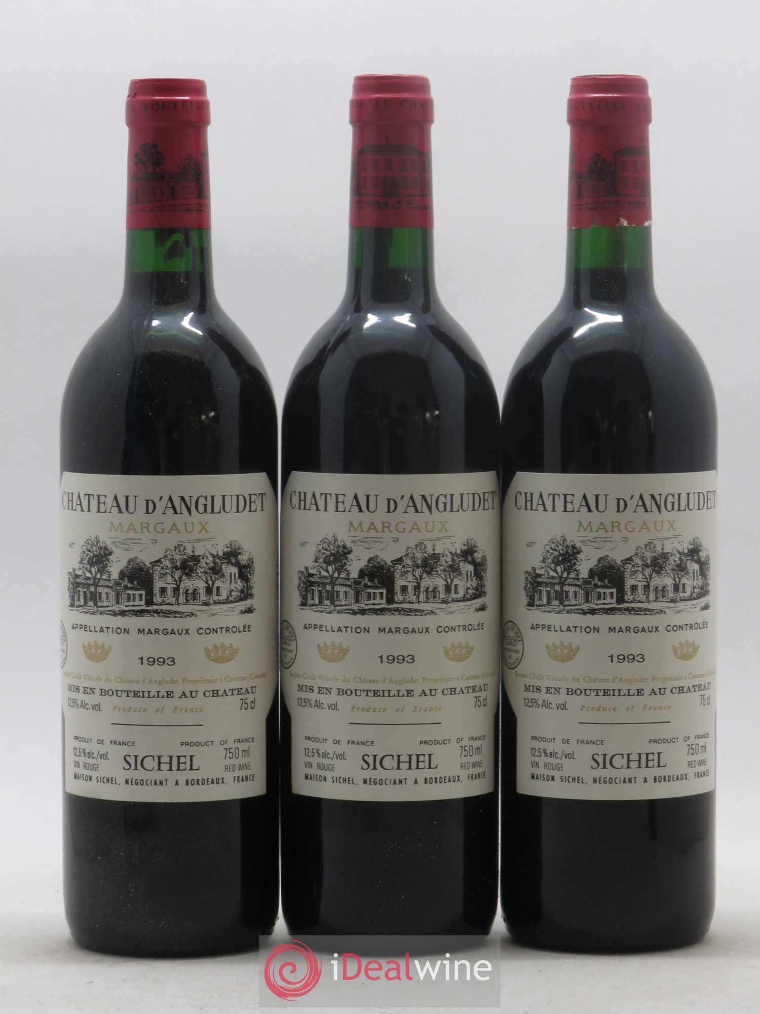 Château d' Angludet Cru Bourgeois 1993 - Lot de 12 bouteilles - 4