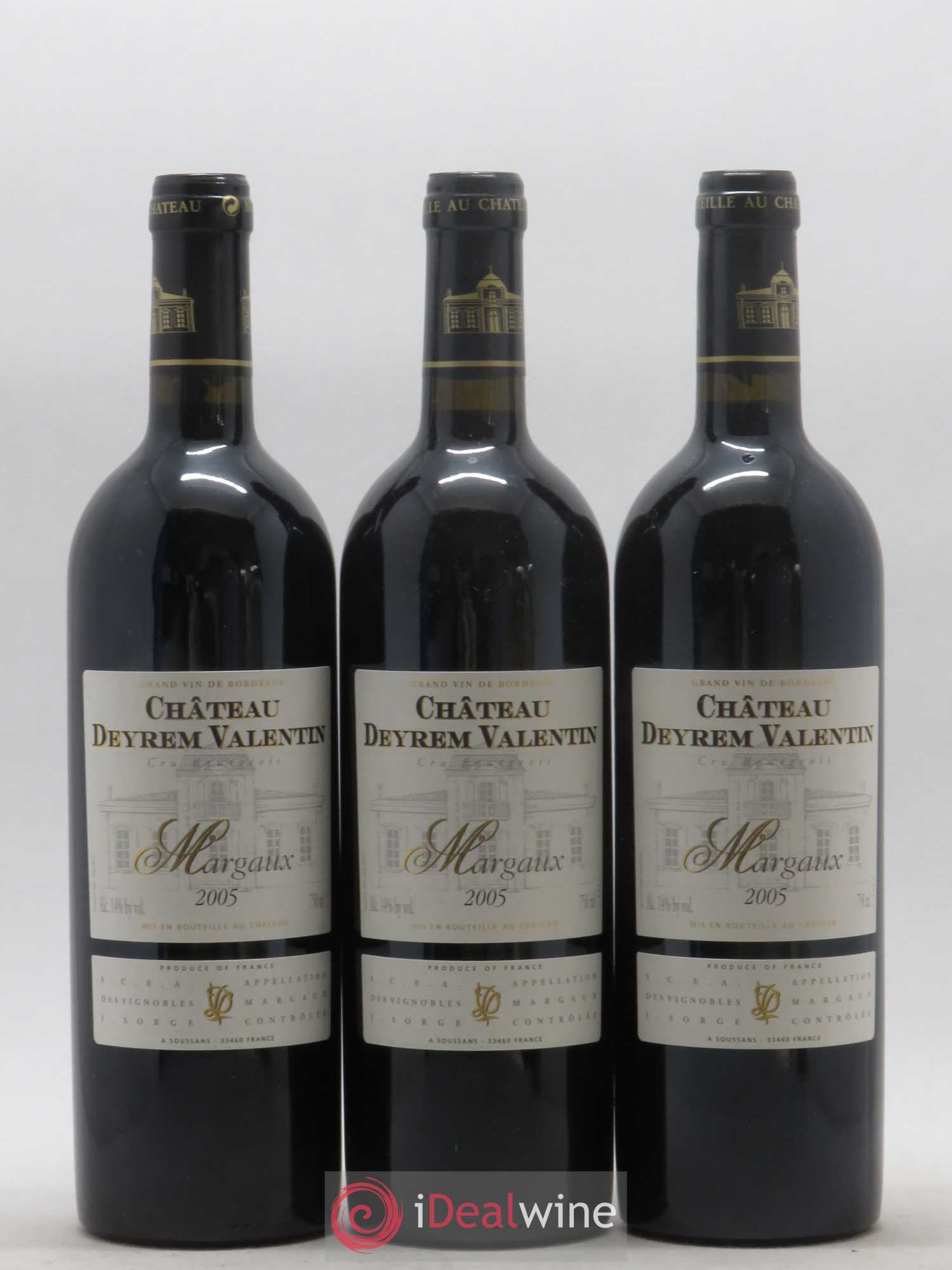 Château Deyrem Valentin Cru Bourgeois 2005 - Lot de 12 bouteilles - 1